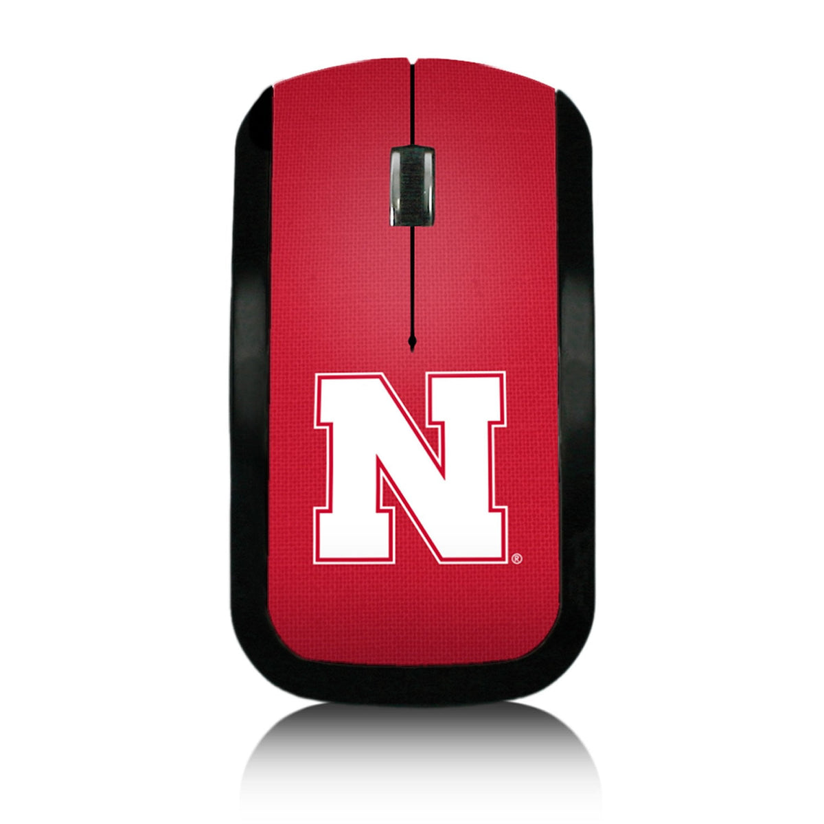 University of Nebraska Huskers Block N Solid Wireless Mouse 1