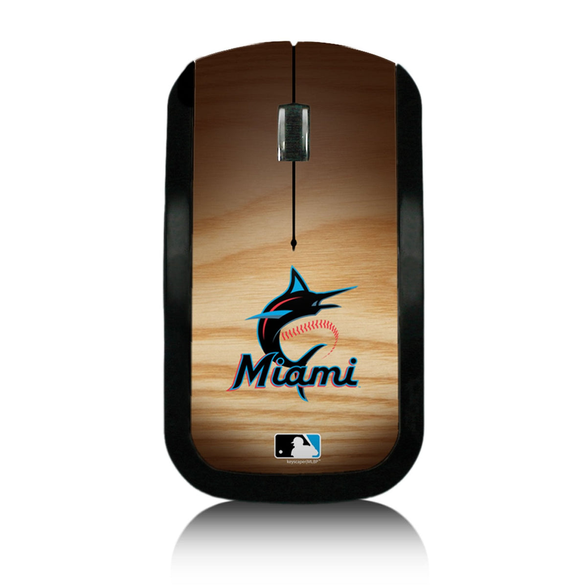 Miami Marlins Baseball Bat Wireless Mouse 1