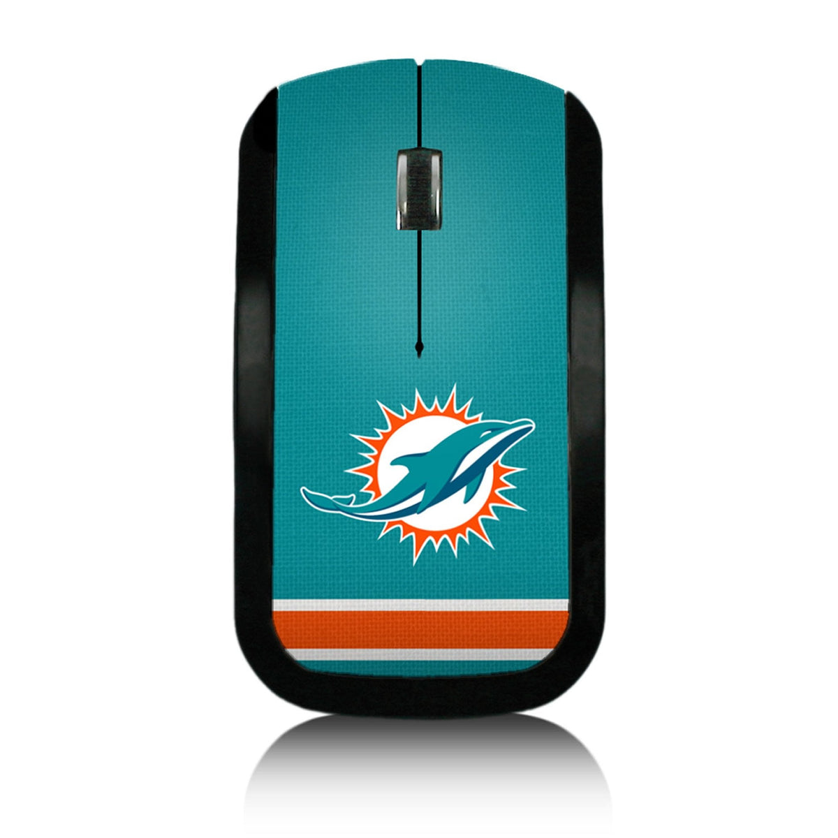 Miami Dolphins Stripe Wireless Mouse 1