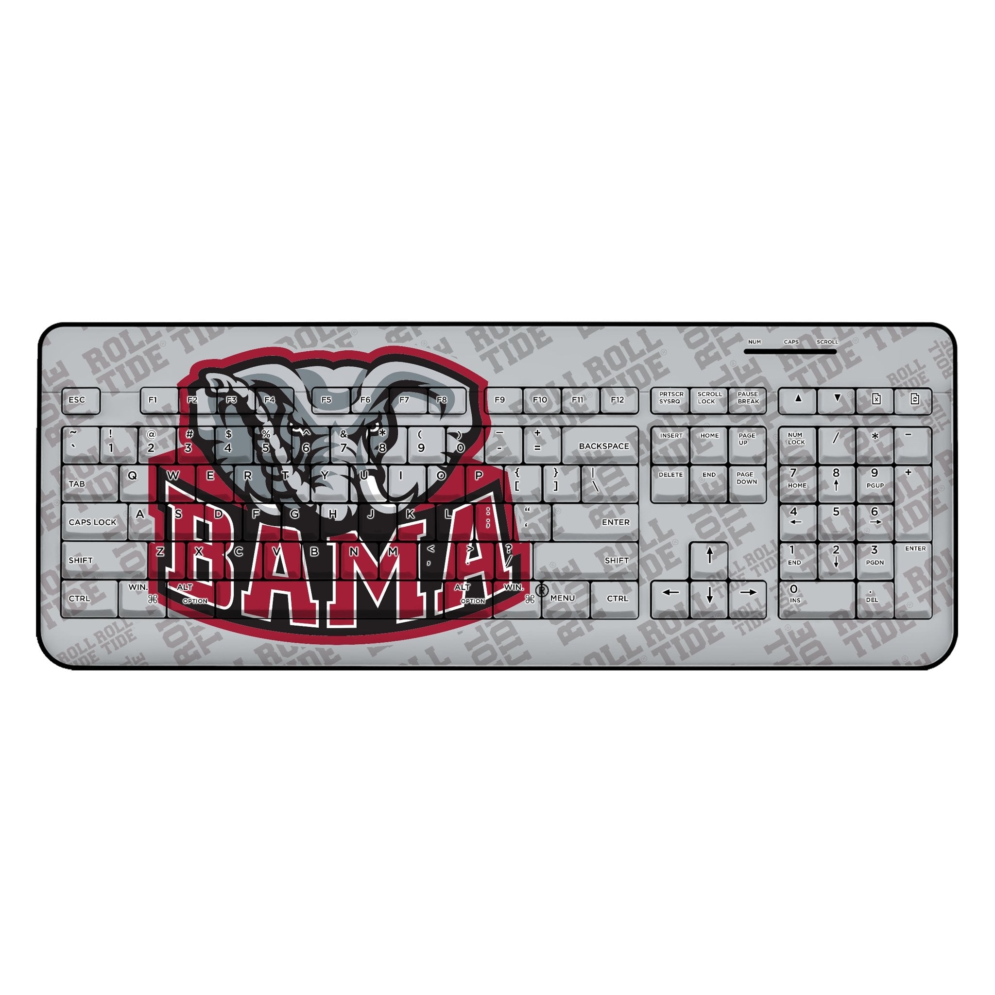 University of Alabama Crimson Tide Script A Quadtile Wireless USB Keyboard 1