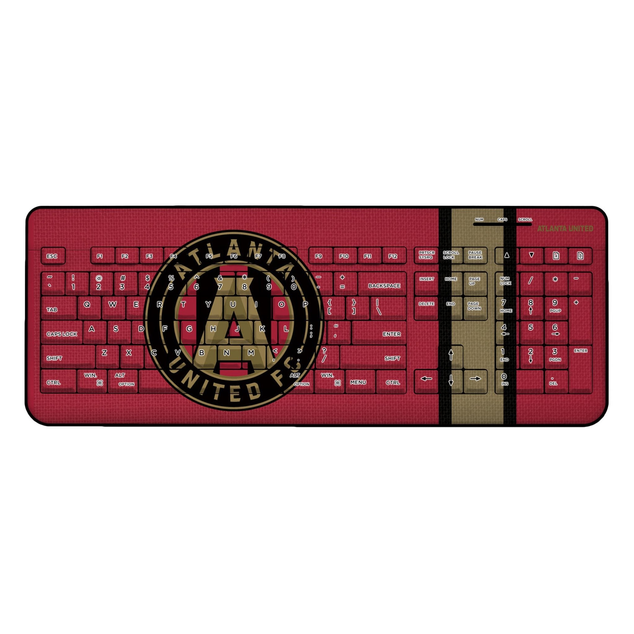 Atlanta United FC  Stripe Wireless USB Keyboard