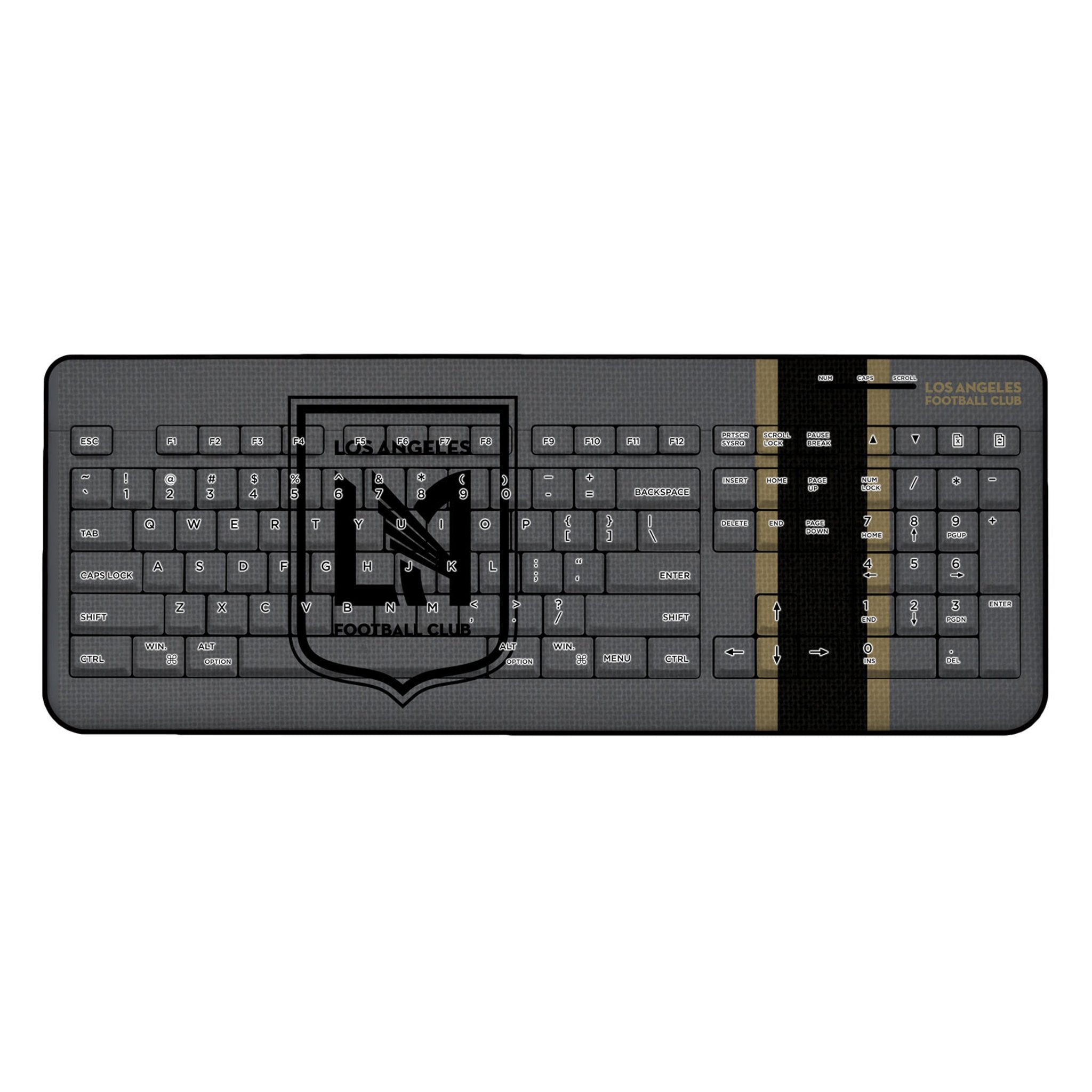 Los Angeles Football Club   Stripe Wireless USB Keyboard