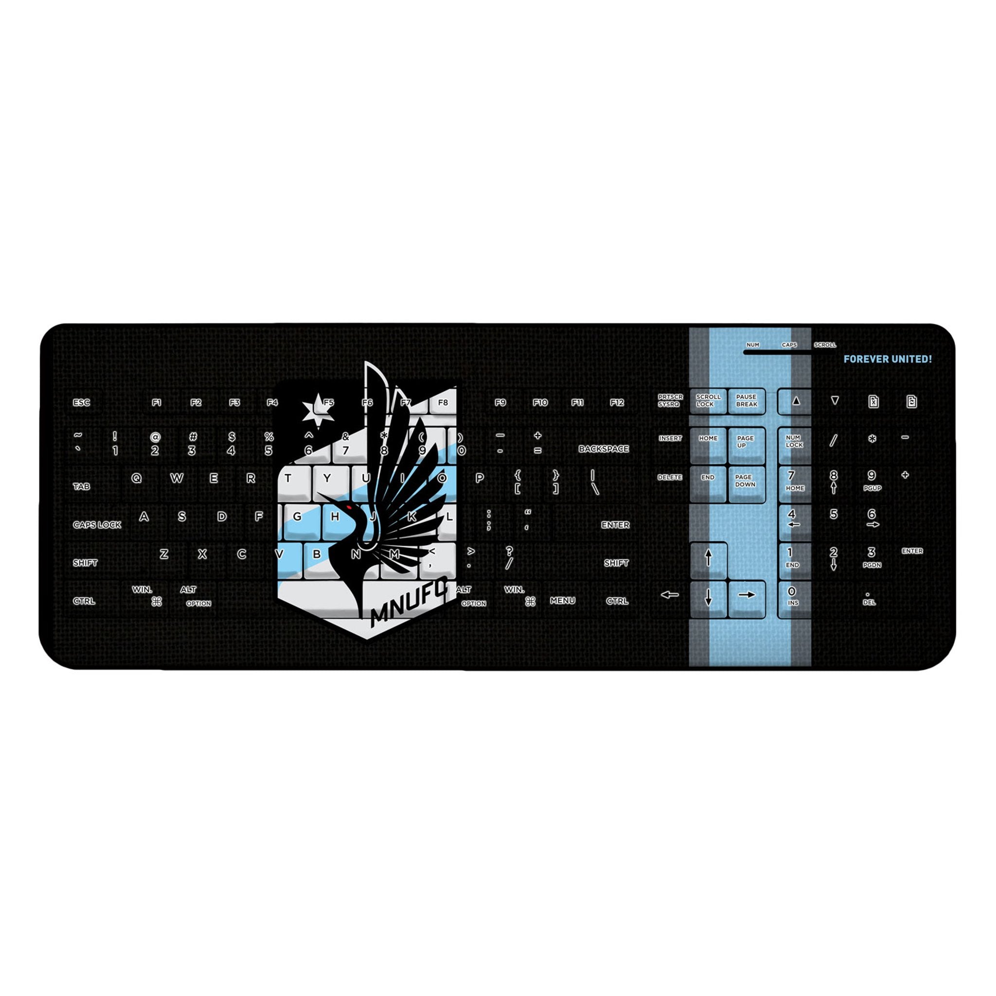 Minnesota United FC   Stripe Wireless USB Keyboard 1