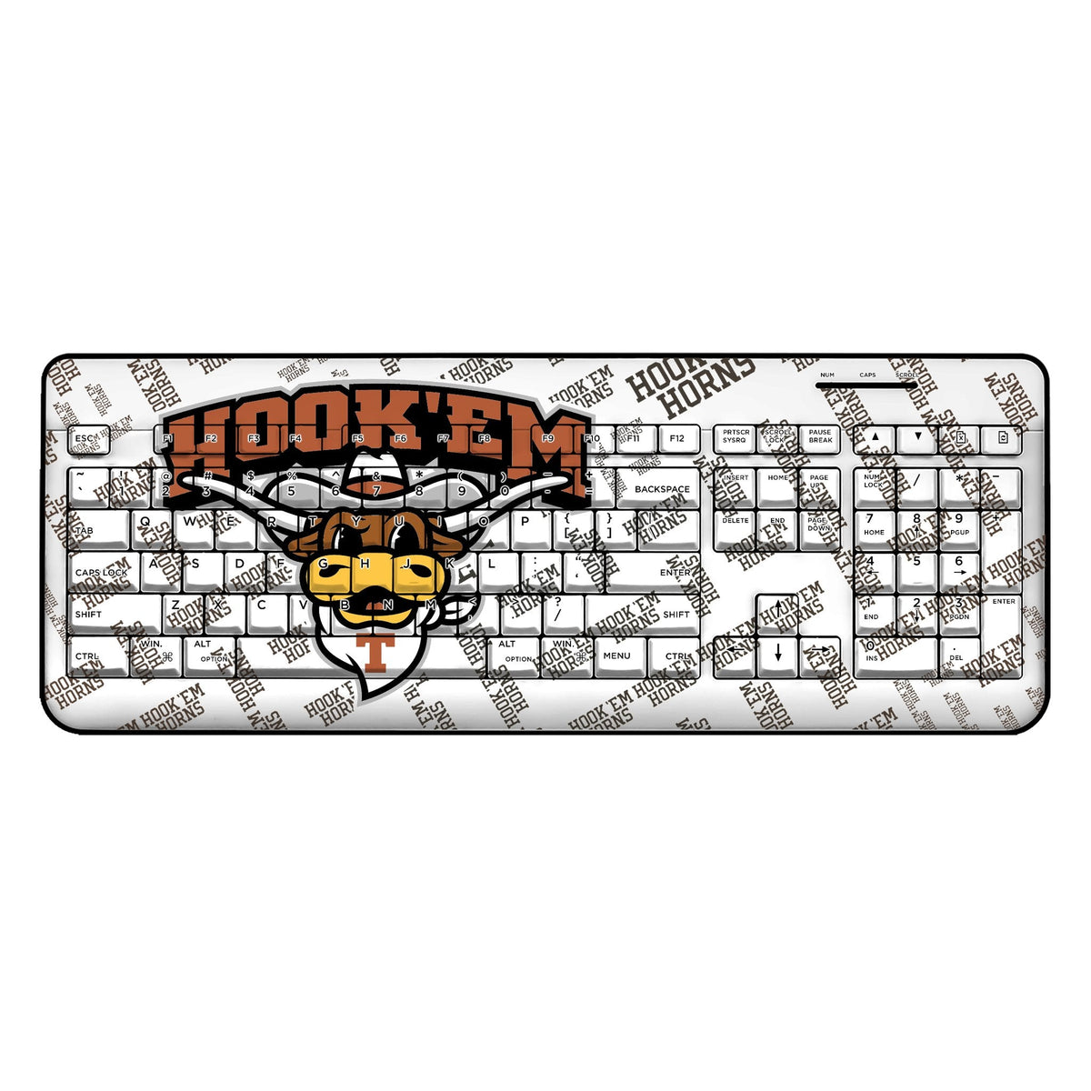University of Texas Longhorns Quadtile Wireless USB Keyboard 1