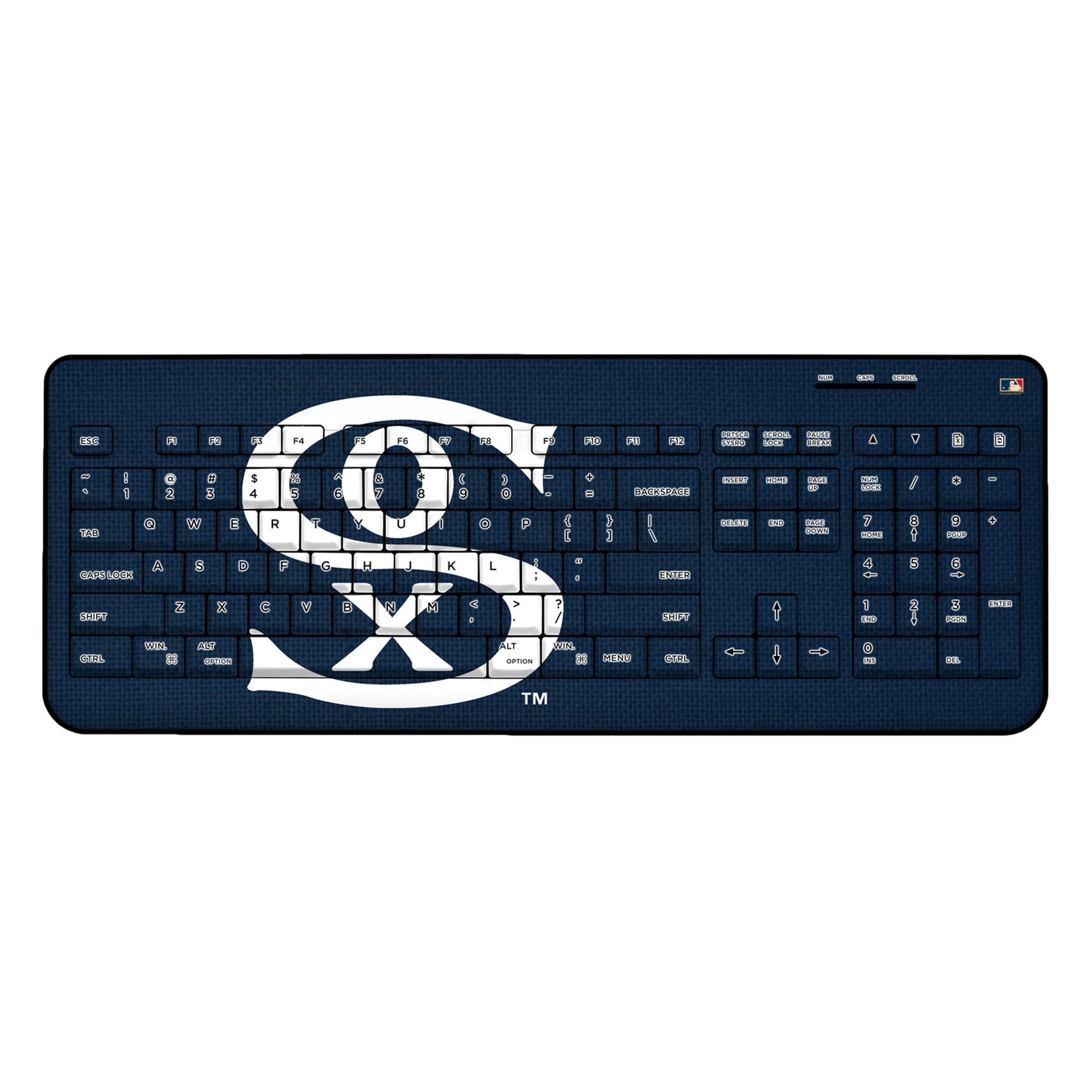 Chicago White Sox Road 1919-1921 - Cooperstown Collection Solid Wireless USB Keyboard 1