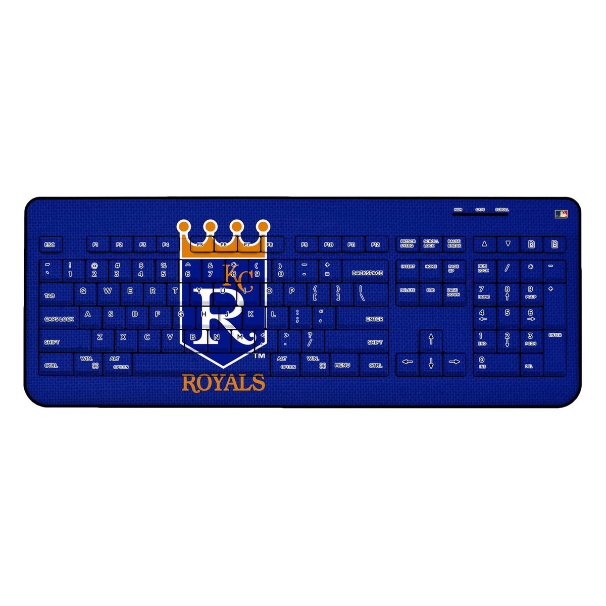 Kansas City Royals 1969-1978 - Cooperstown Collection Solid Wireless USB Keyboard 1