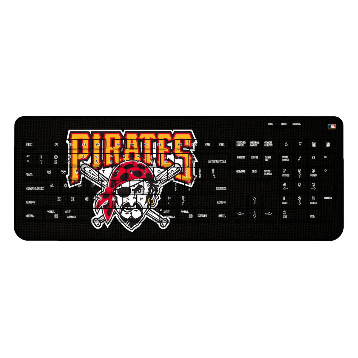 Pittsburgh Pirates 1997-2013 - Cooperstown Collection Solid Wireless USB Keyboard 1