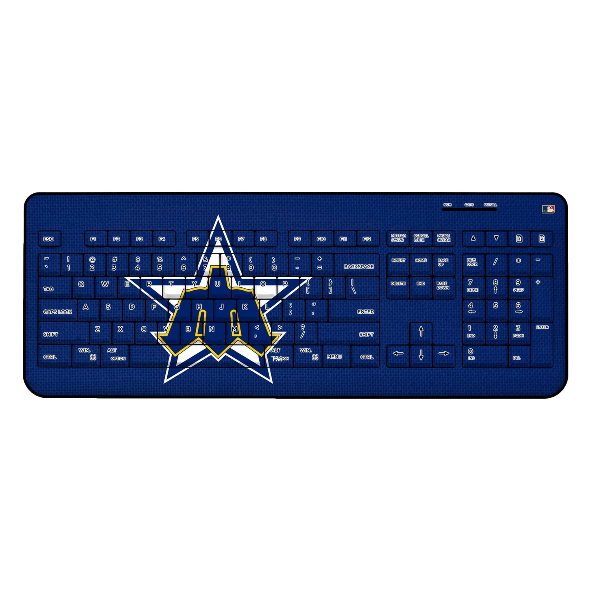Seattle Mariners 1981-1986 - Cooperstown Collection Solid Wireless USB Keyboard 1