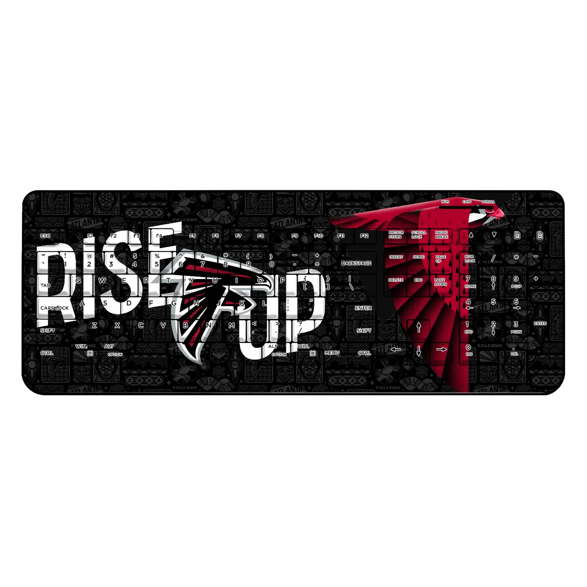 Atlanta Falcons 2024 Illustrated Limited Edition Wireless USB Keyboard 1