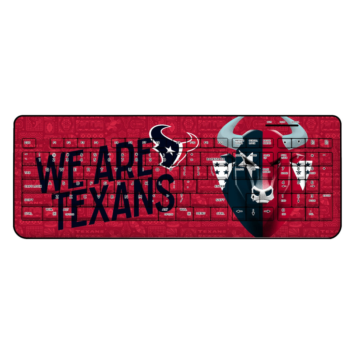 Houston Texans 2024 Illustrated Limited Edition Wireless USB Keyboard 1