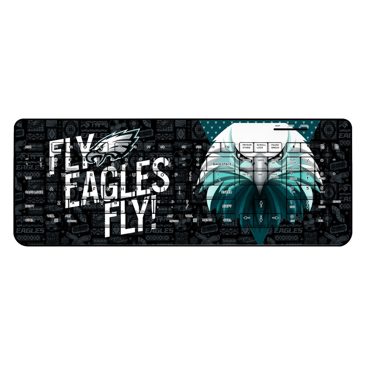 Philadelphia Eagles 2024 Illustrated Limited Edition Wireless USB Keyboard 1