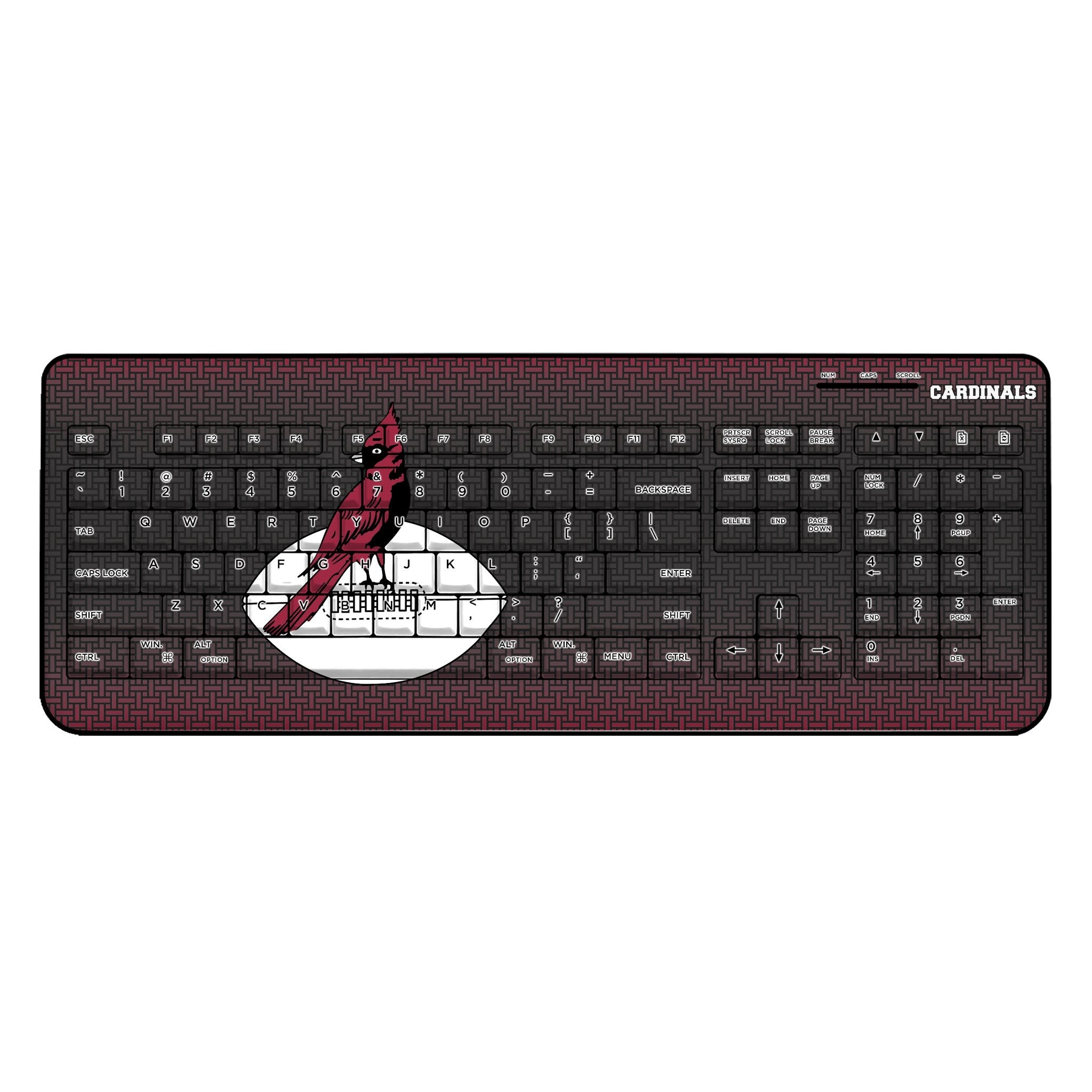 Chicago Cardinals 1947-1959 Historic Collection Linen Wireless USB Keyboard 1