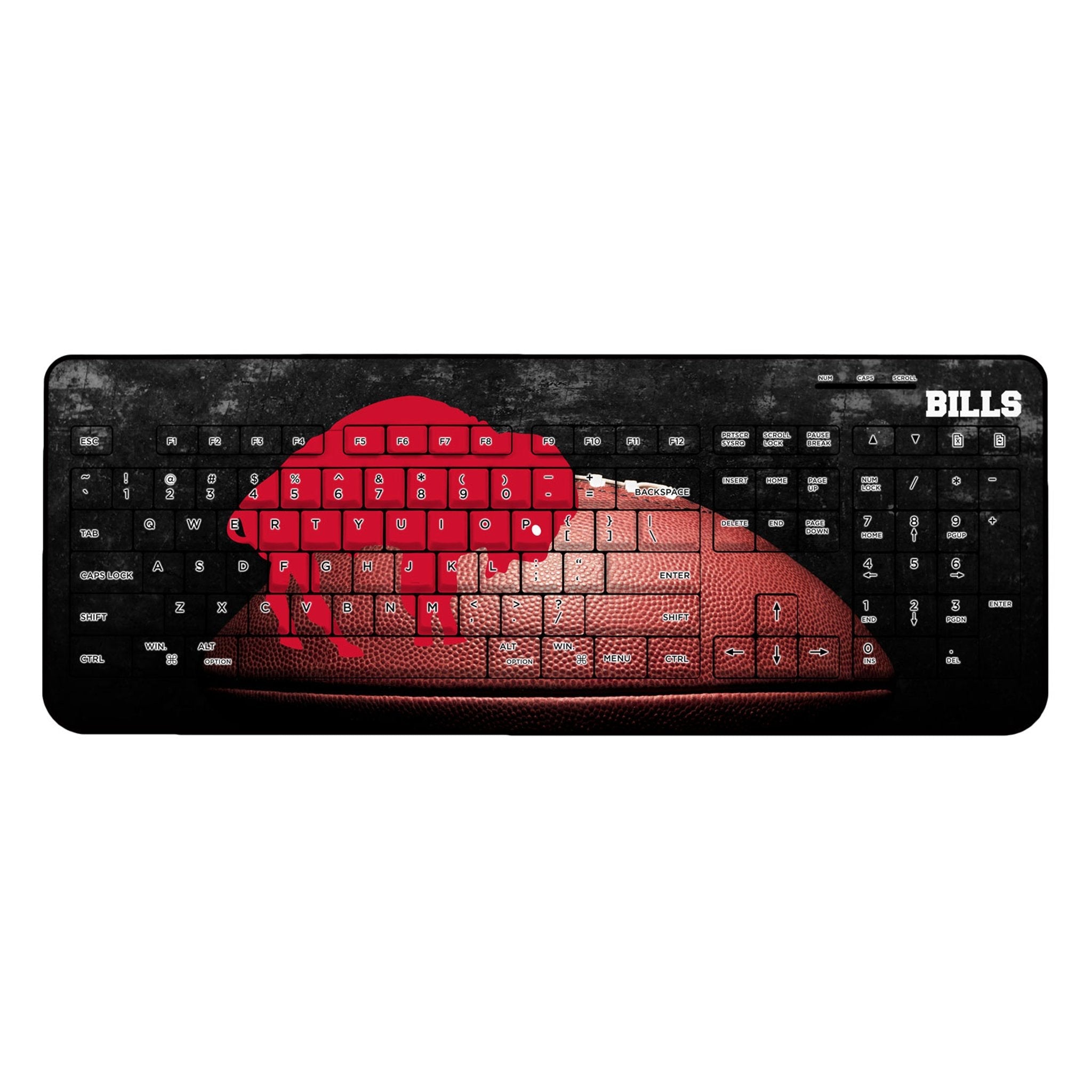 Buffalo Bills Historic Collection Legendary Wireless USB Keyboard 1