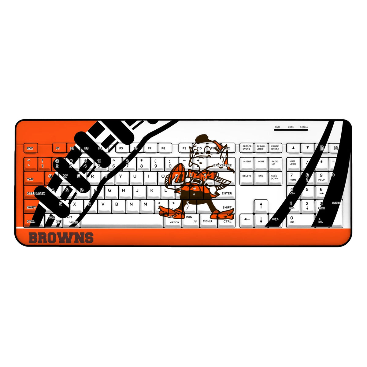 Cleveland Browns Historic Collection Passtime Wireless USB Keyboard 1