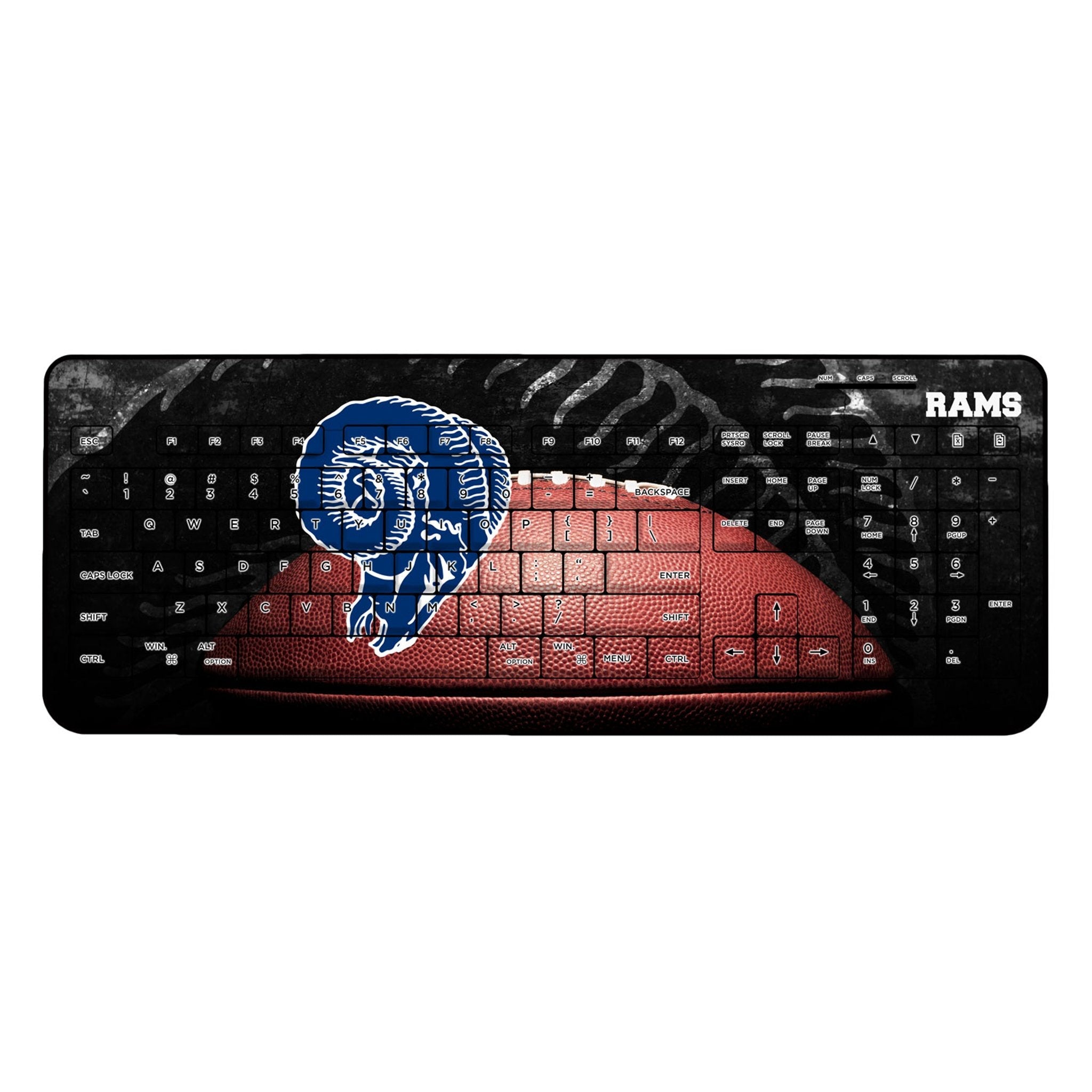 Los Angeles Rams Historic Collection Legendary Wireless USB Keyboard 1