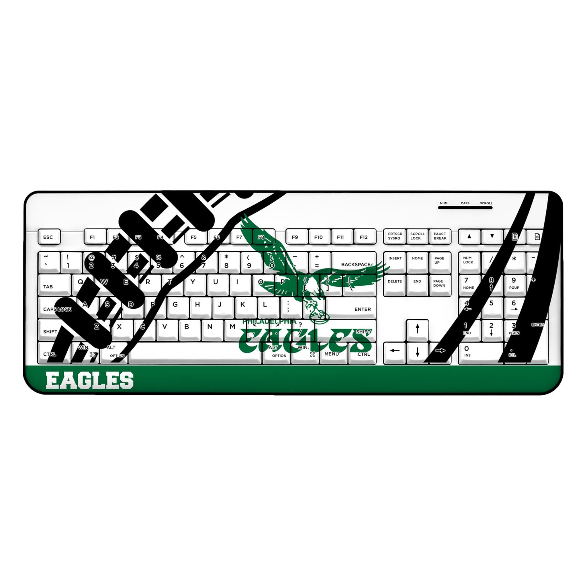 Philadelphia Eagles 1973-1995 Historic Collection Passtime Wireless USB Keyboard 1