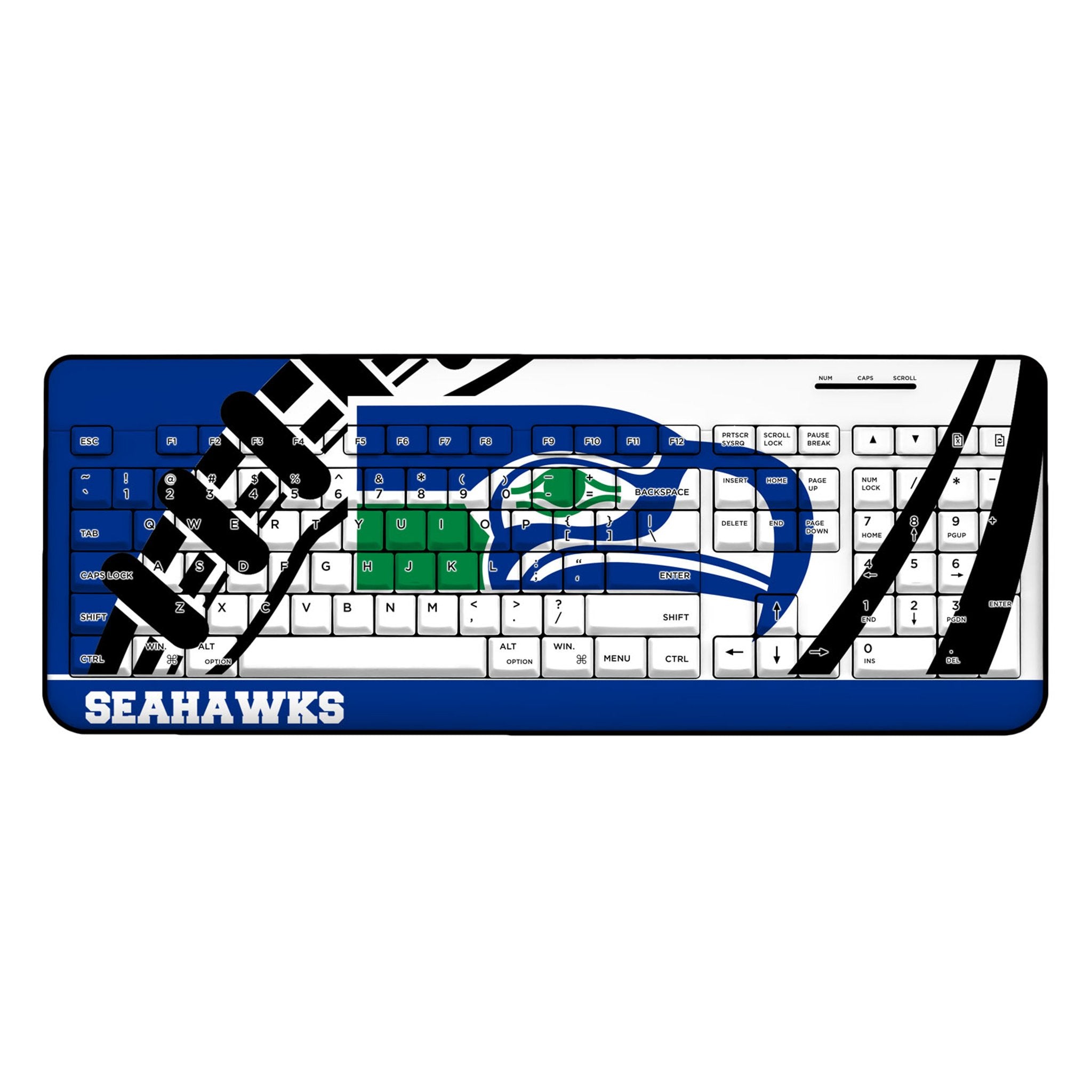 Seattle Seahawks Historic Collection Passtime Wireless USB Keyboard 1