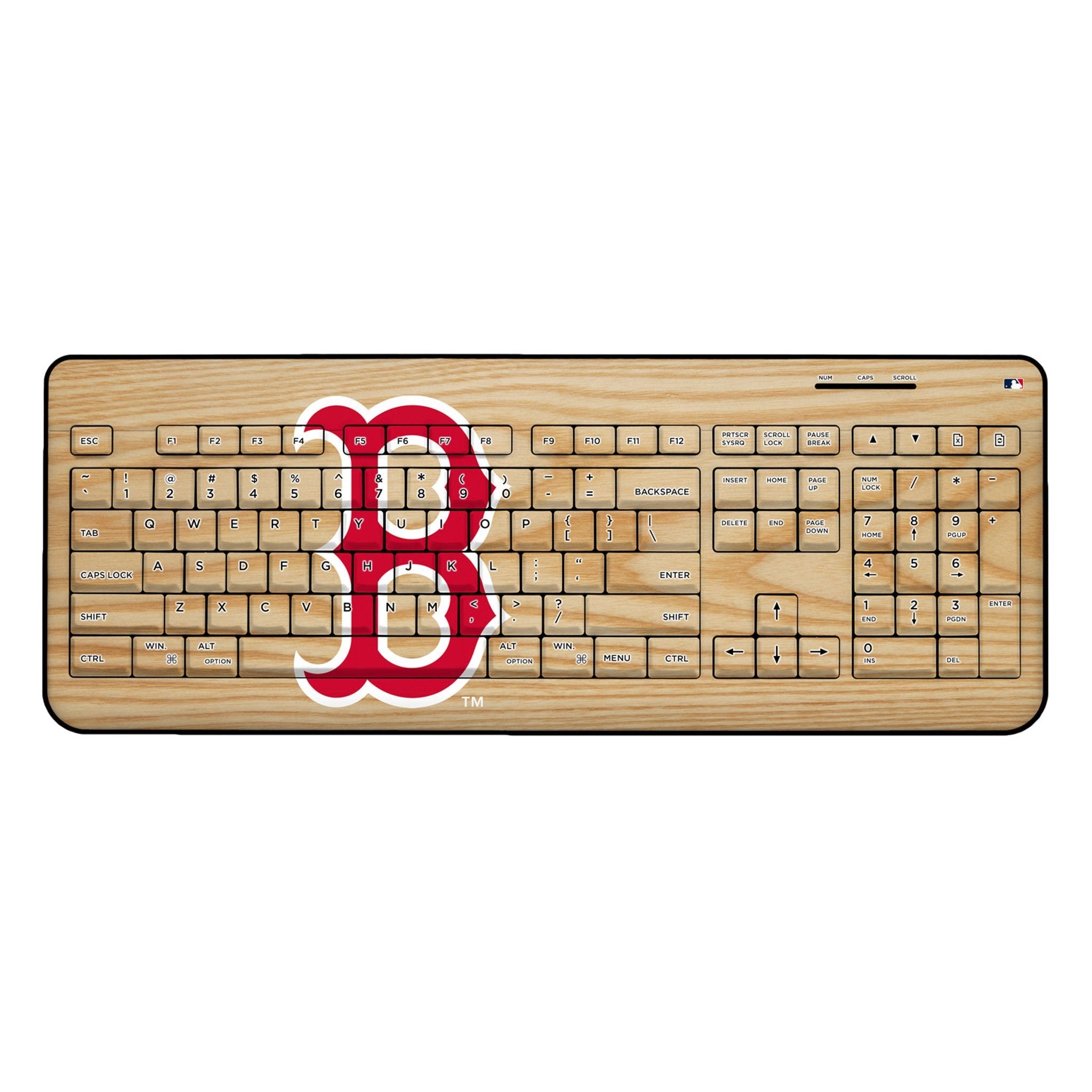 Boston Red Sox Baseball Bat Wireless USB Keyboard 1