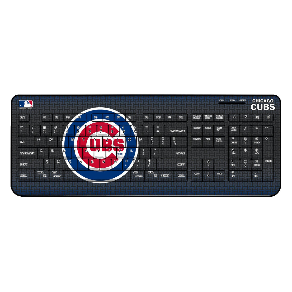 Chicago Cubs Linen Wireless USB Keyboard 1
