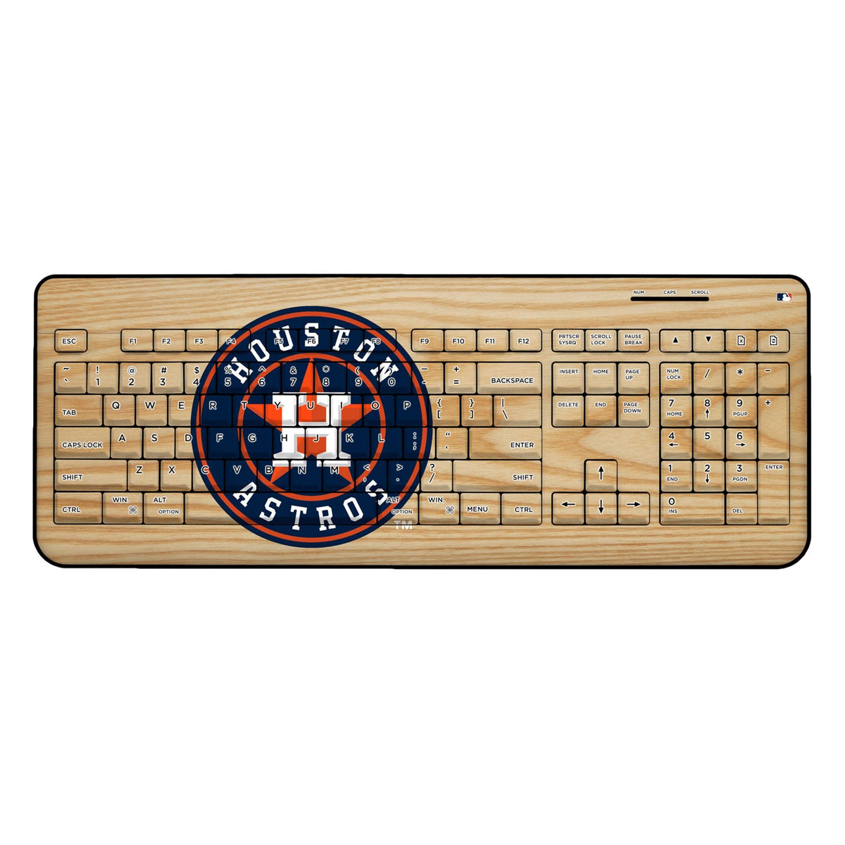 Houston Astros Baseball Bat Wireless USB Keyboard 1