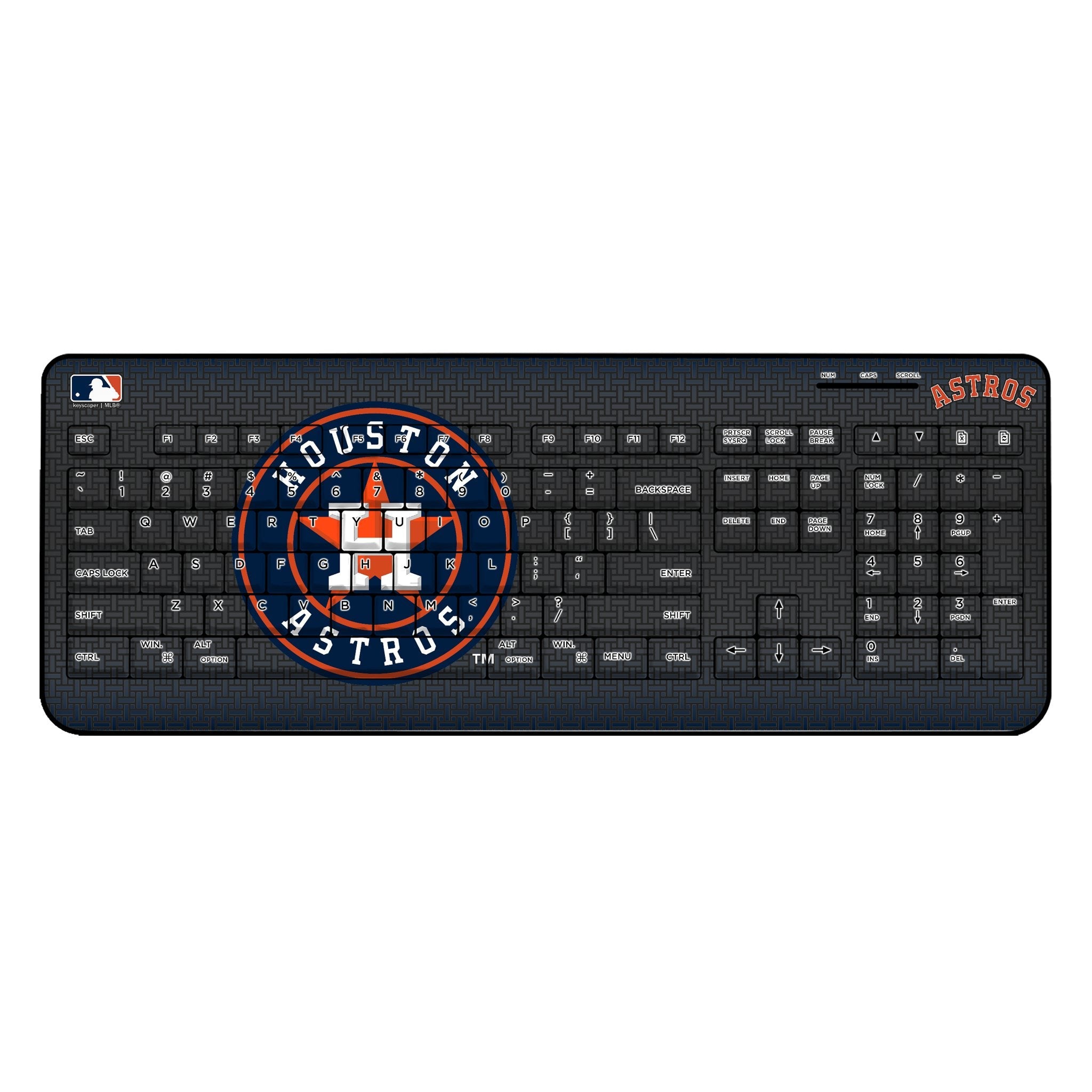 Houston Astros Linen Wireless USB Keyboard 1