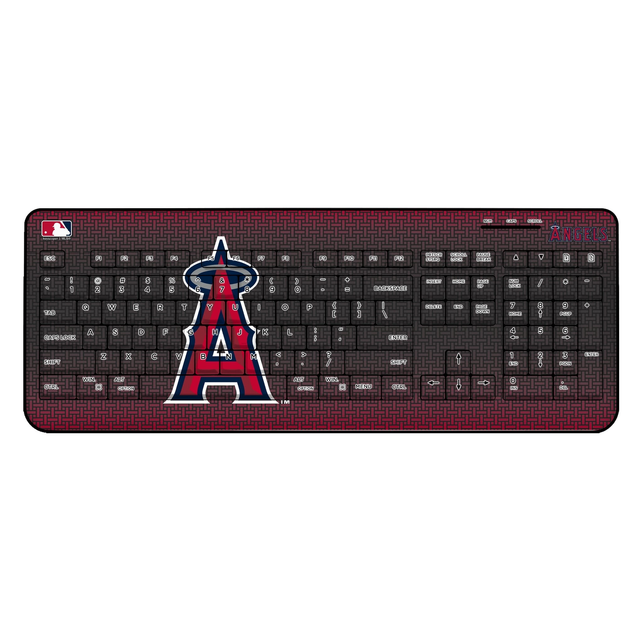 Los Angeles Angels Linen Wireless USB Keyboard 1