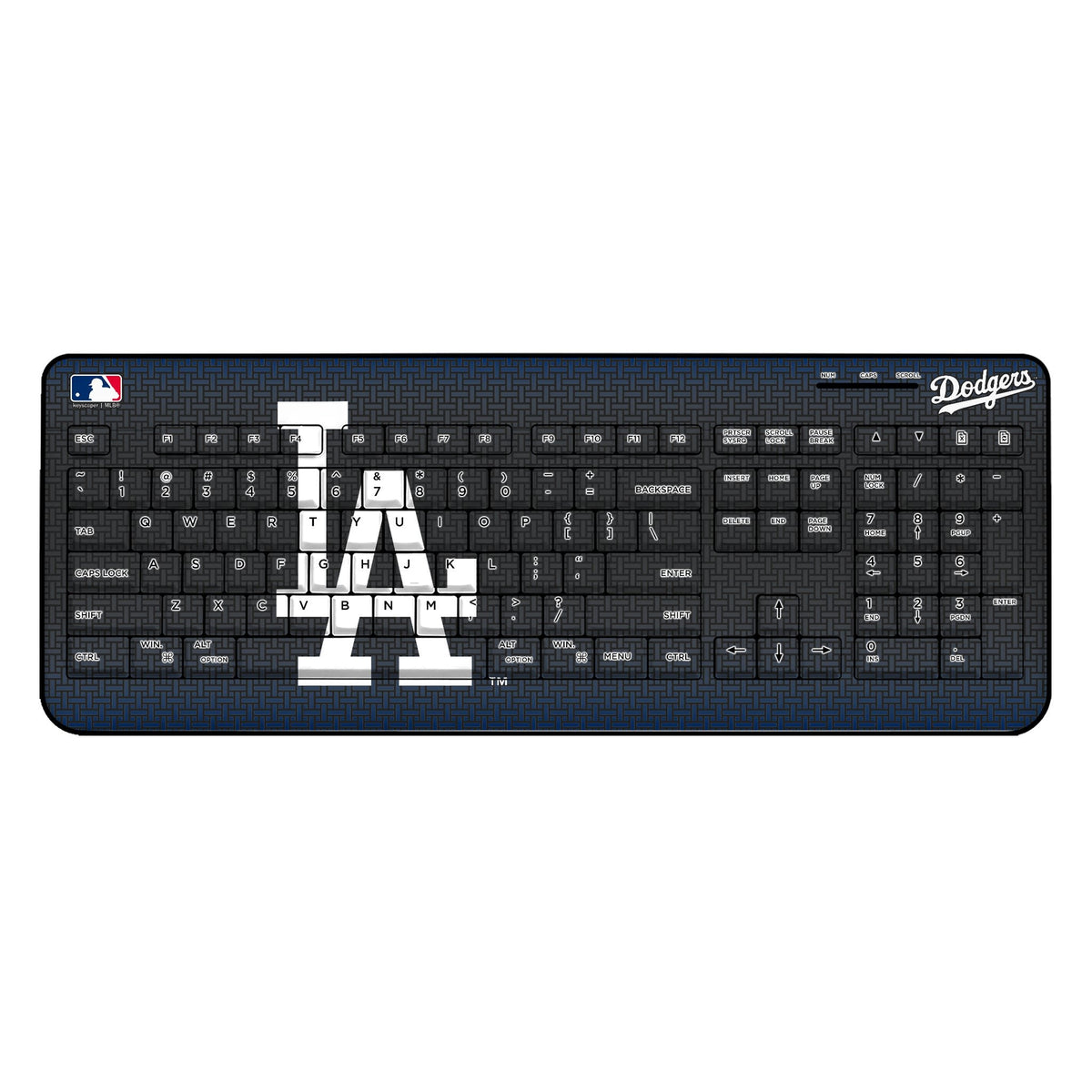 LA Dodgers Linen Wireless USB Keyboard 1