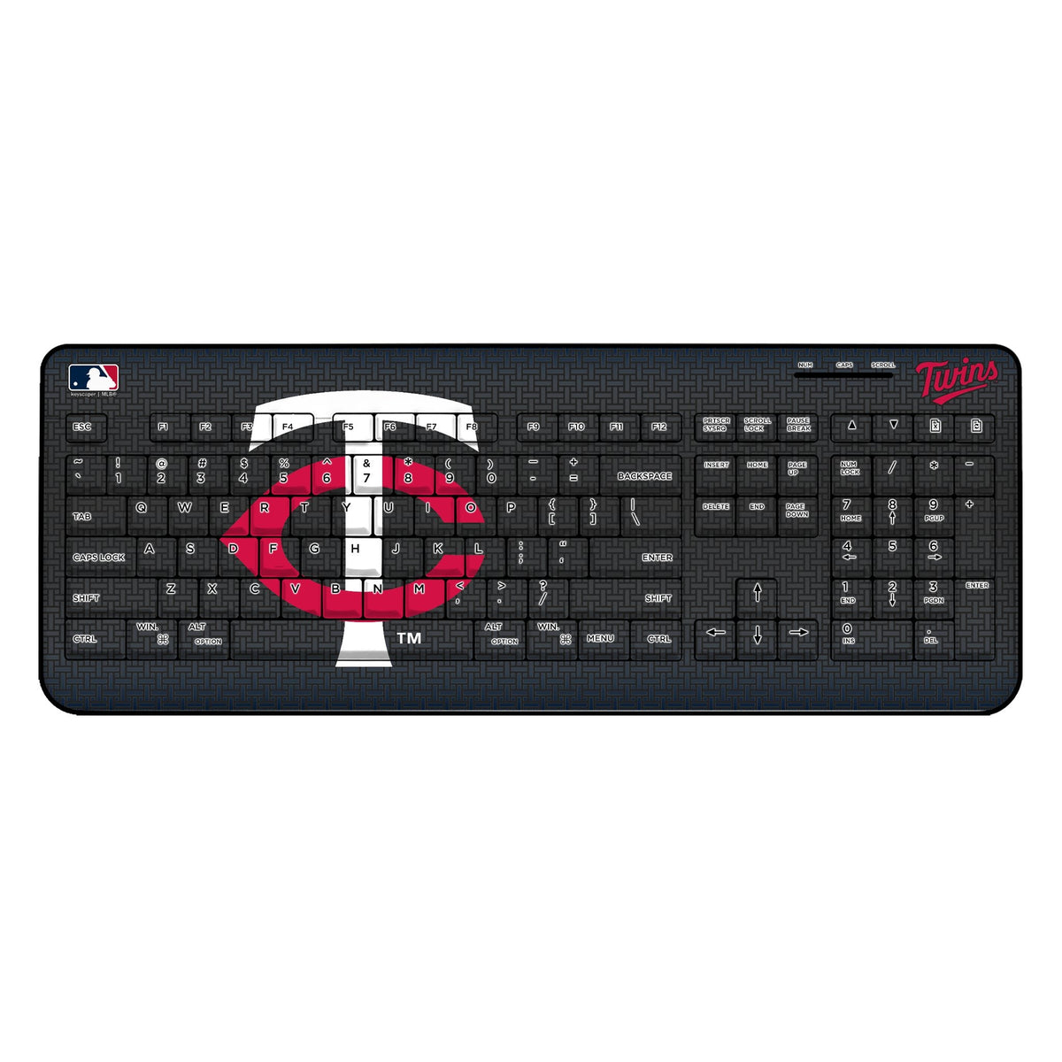 Minnesota Twins Linen Wireless USB Keyboard 1