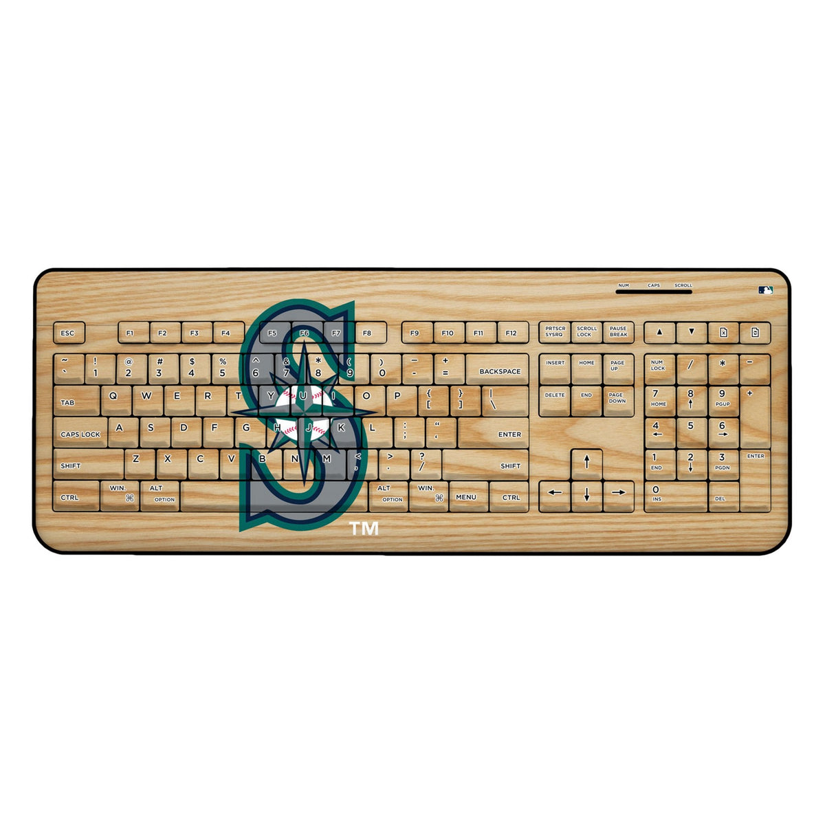 Seattle Mariners Baseball Bat Wireless USB Keyboard 1