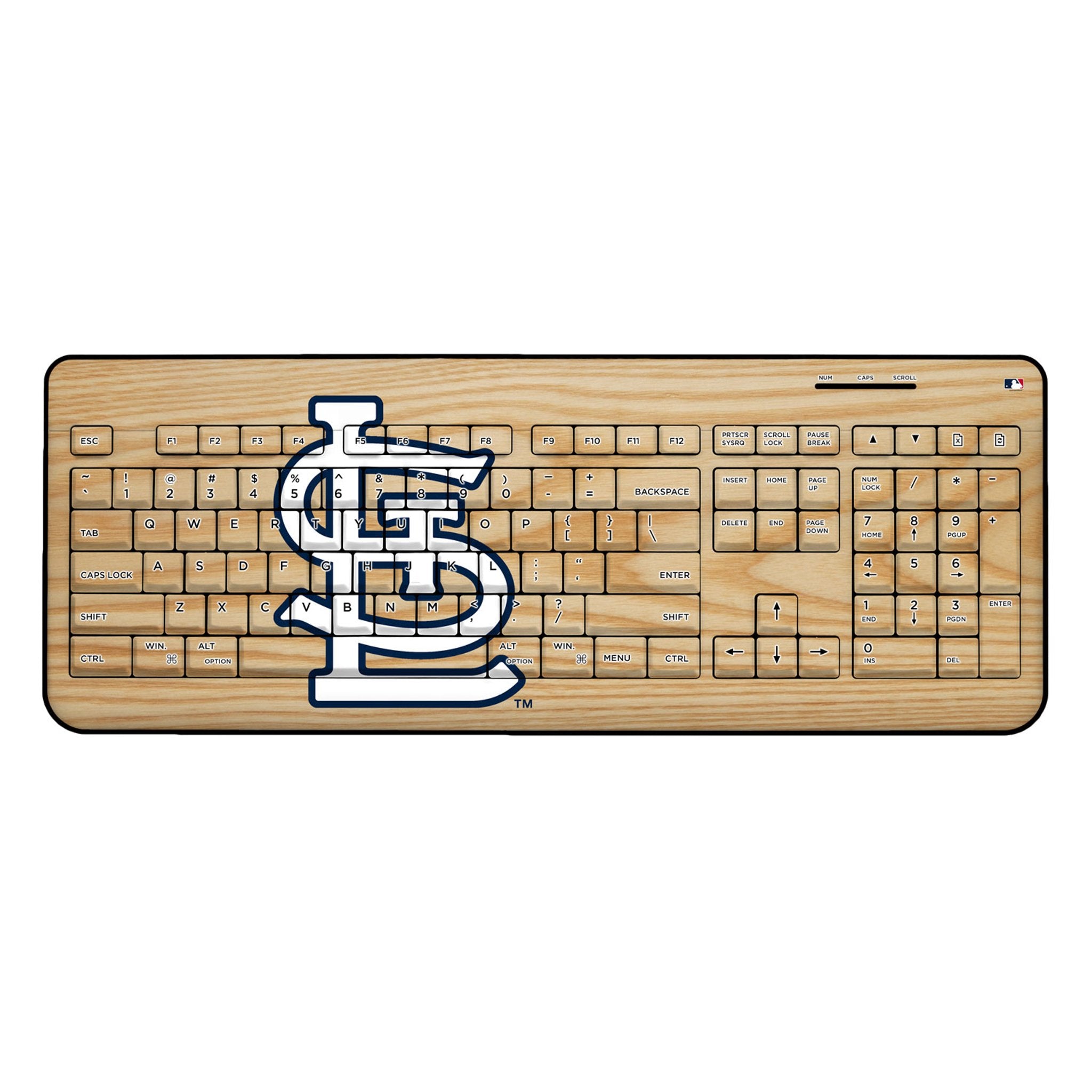 St Louis Cardinals Baseball Bat Wireless USB Keyboard 1