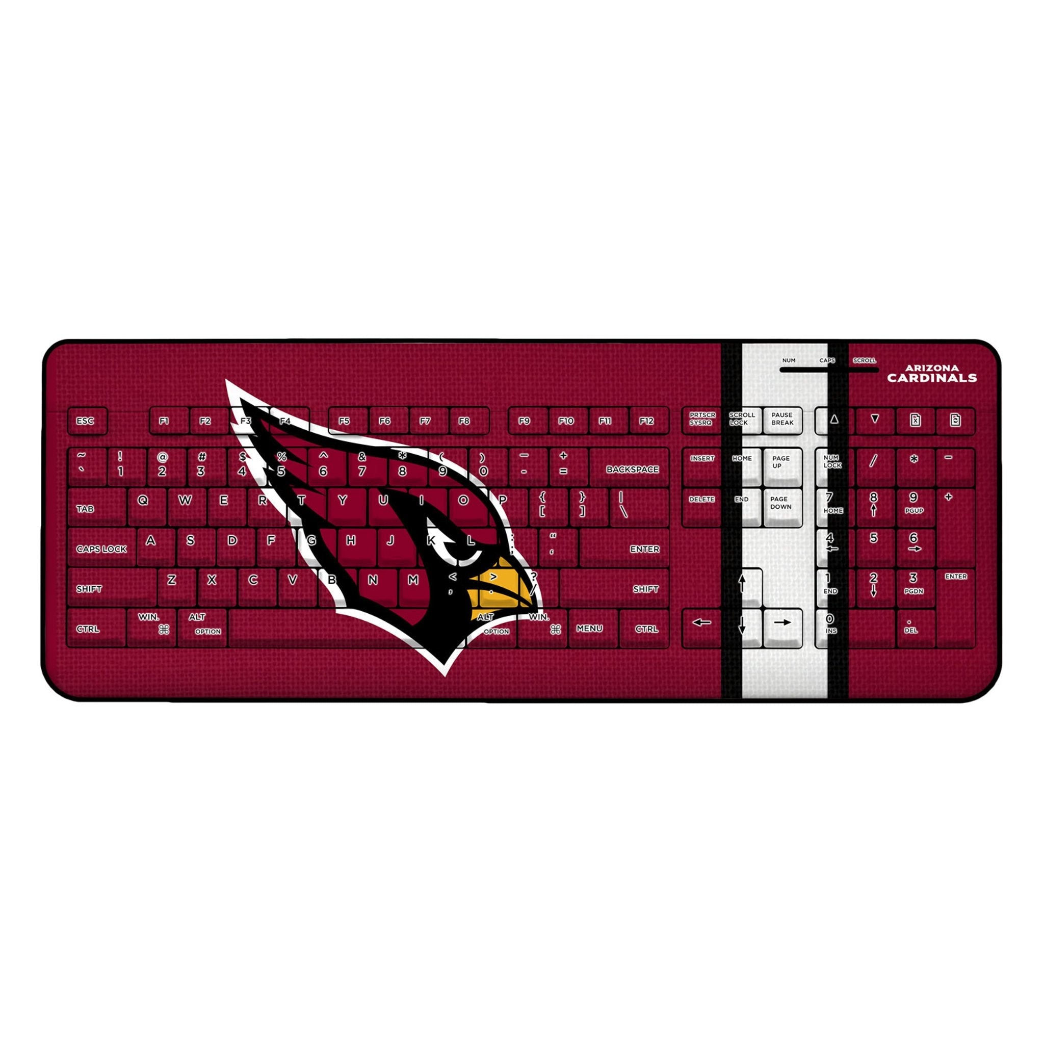 Arizona Cardinals Stripe Wireless USB Keyboard 1