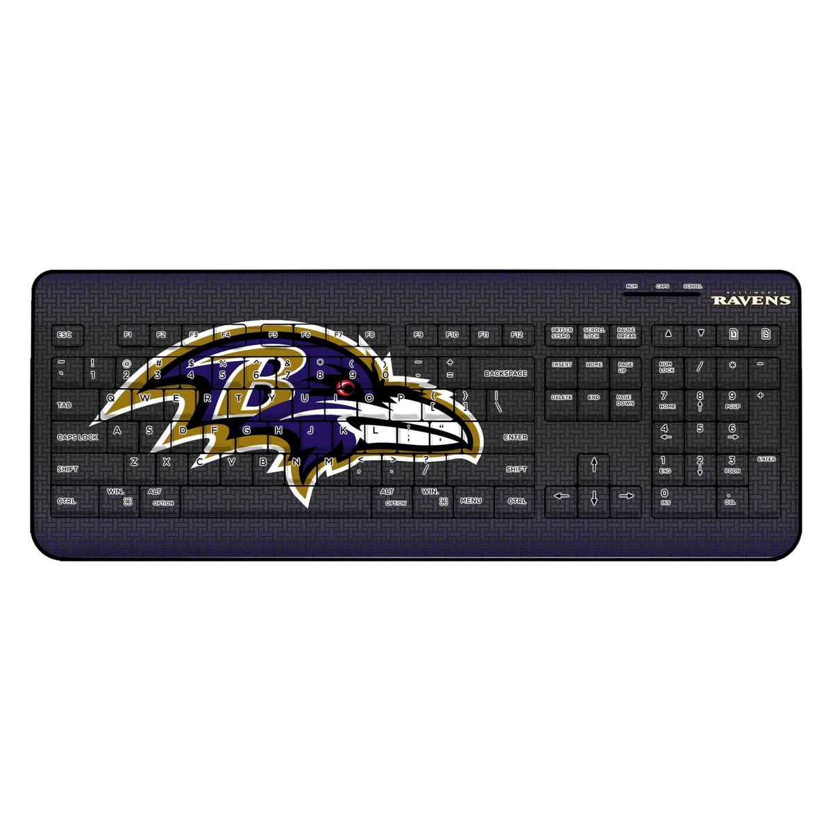 Baltimore Ravens Linen Wireless USB Keyboard 1