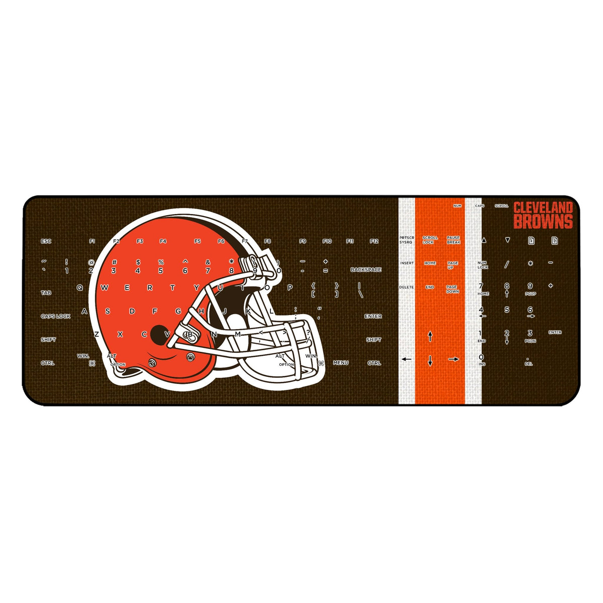 Cleveland Browns Stripe Wireless USB Keyboard 1