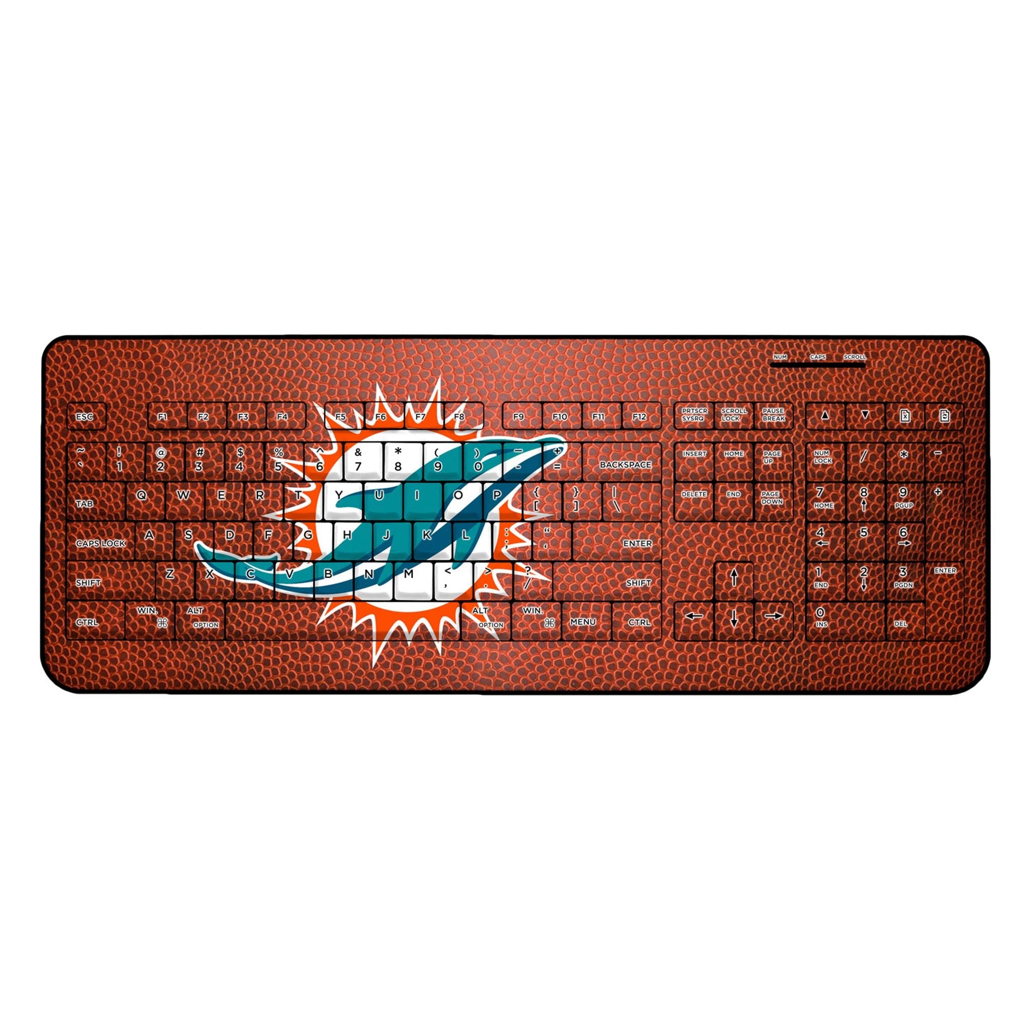 Miami Dolphins Football Wireless USB Keyboard 1