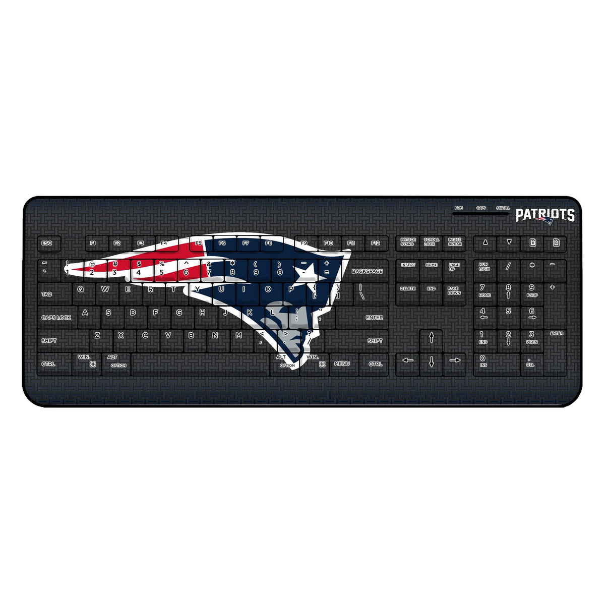 New England Patriots Linen Wireless USB Keyboard 1