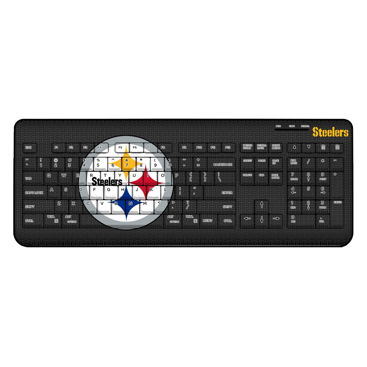 Pittsburgh Steelers Linen Wireless USB Keyboard 1