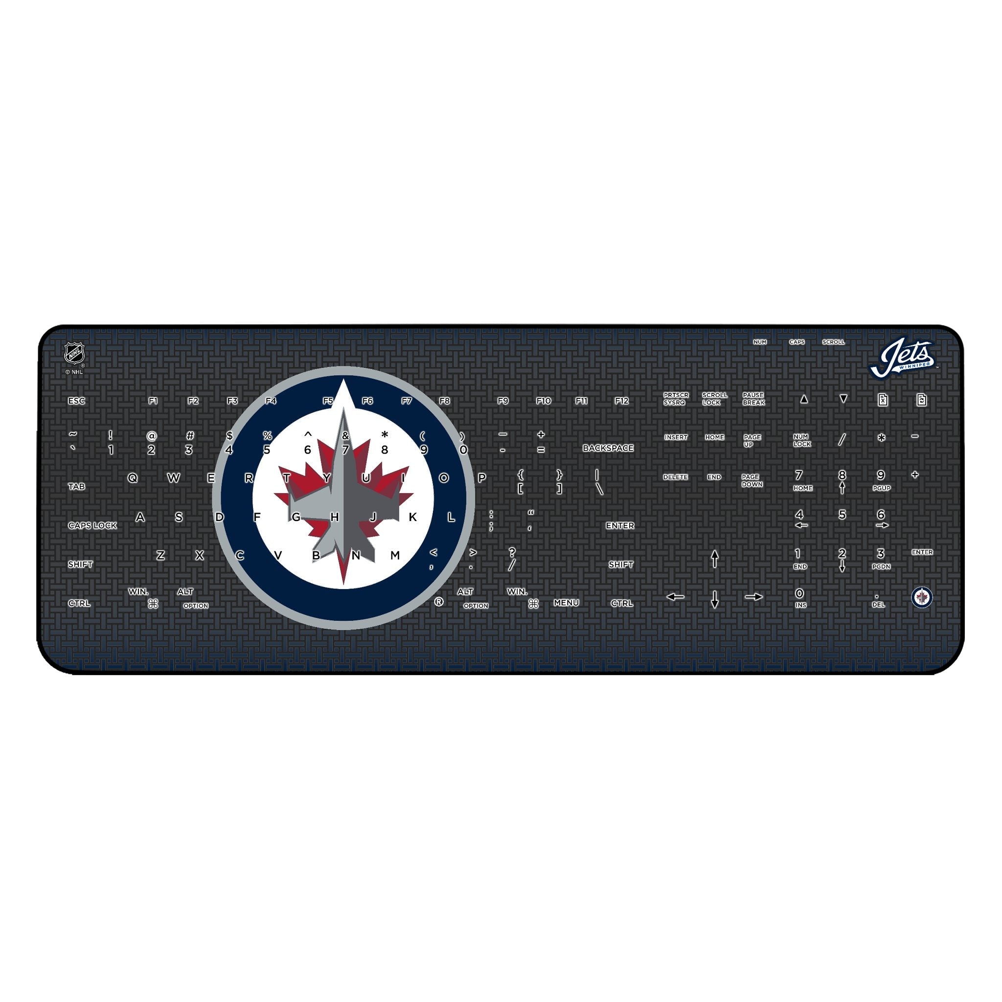 Winnipeg Jets Linen Wireless USB Keyboard