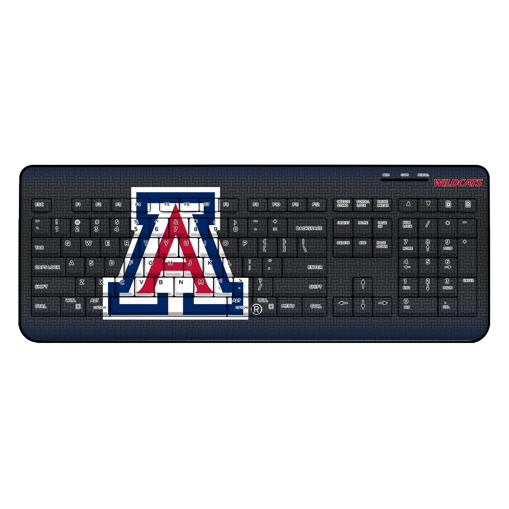 University of Arizona Wildcats Linen Wireless USB Keyboard 1