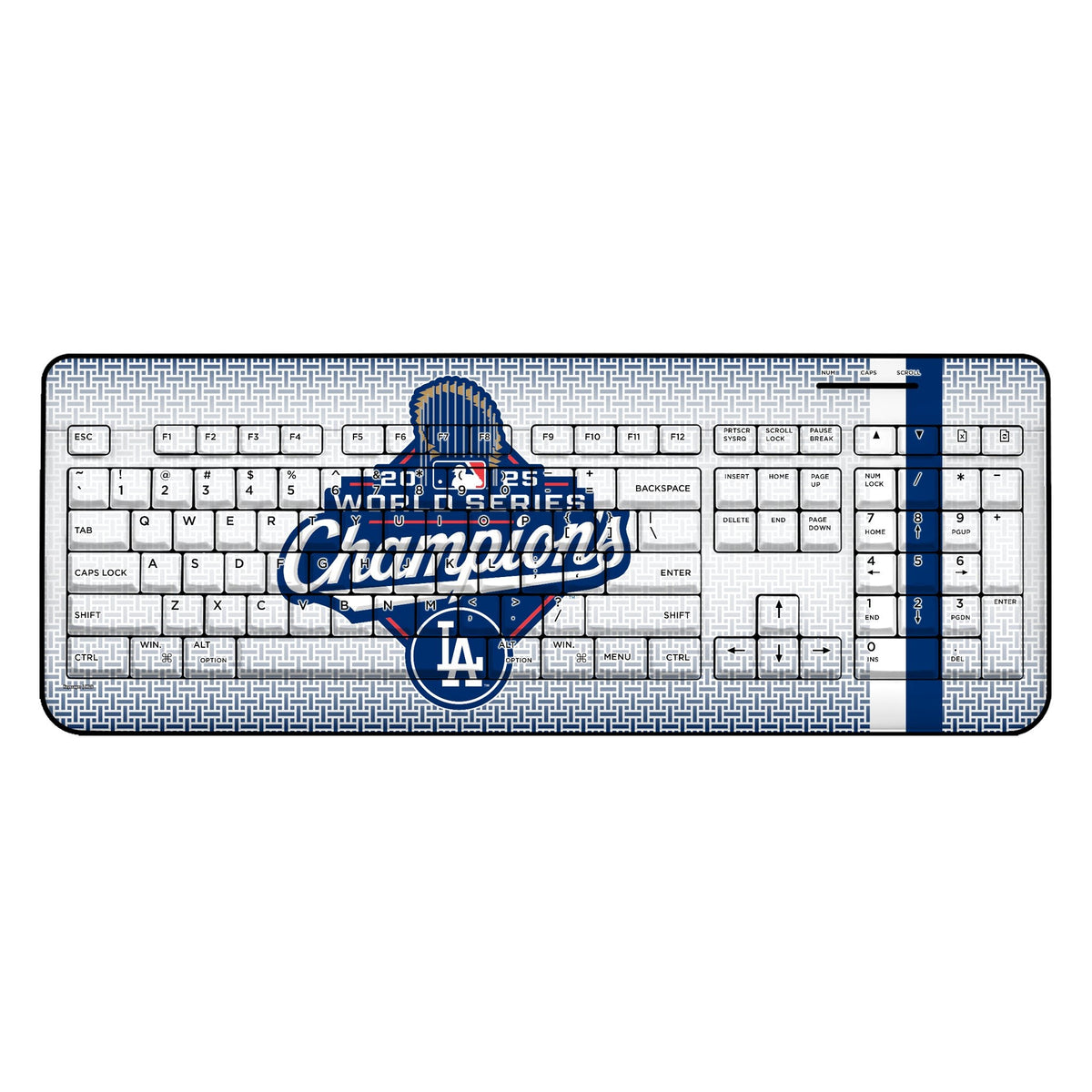 LA Dodgers 2025 MLB World Series Wireless USB Keyboard 1