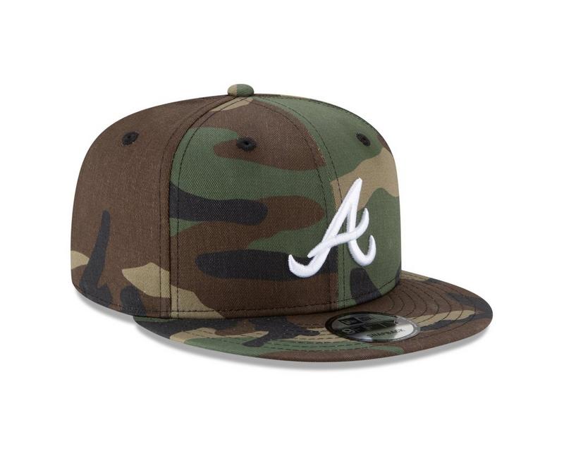 Atlanta Braves - Basic Camouflage 9Fifty Snapback Hat, New Era 3