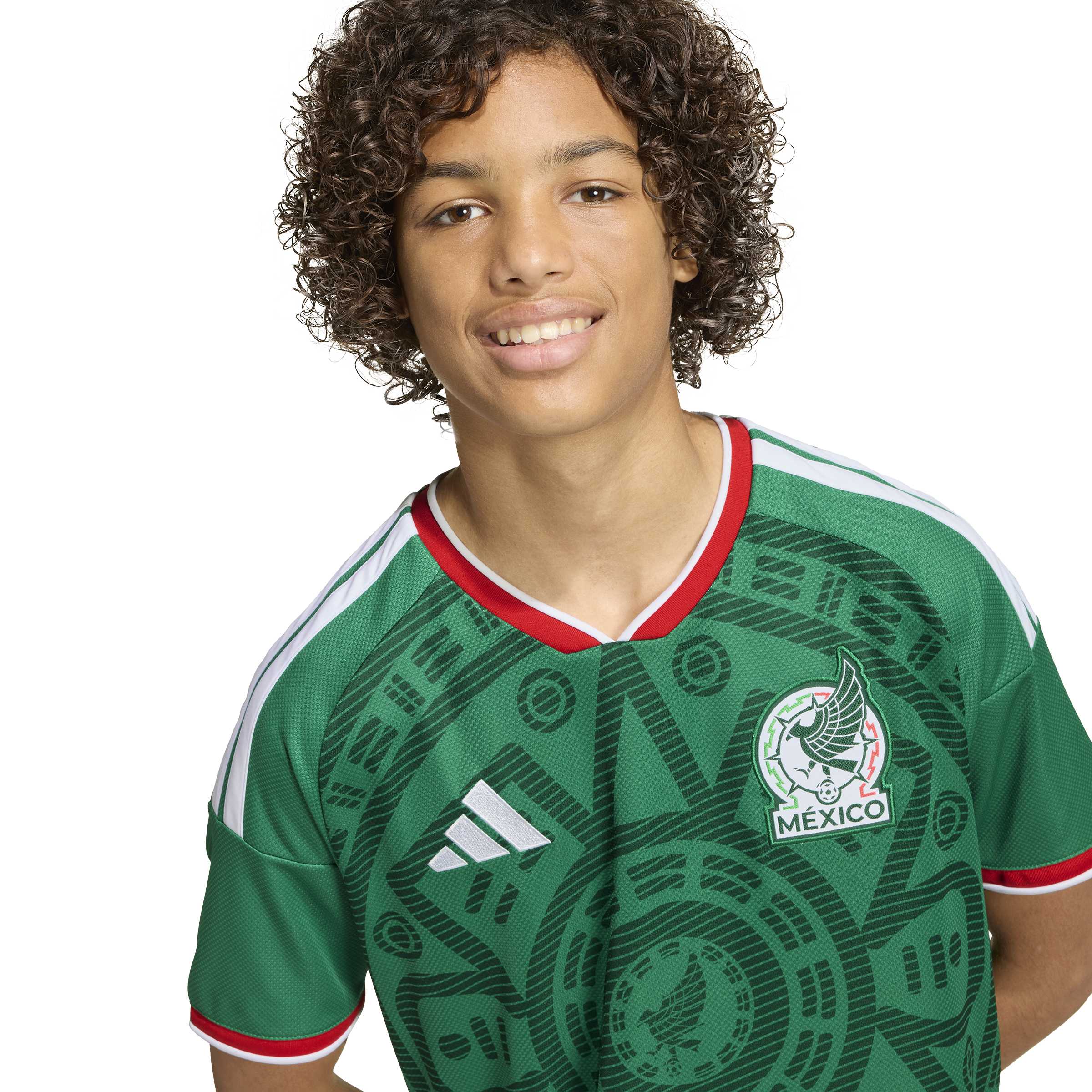 Adidas Kids Mexico 26 Home Kids Jersey - Green 4