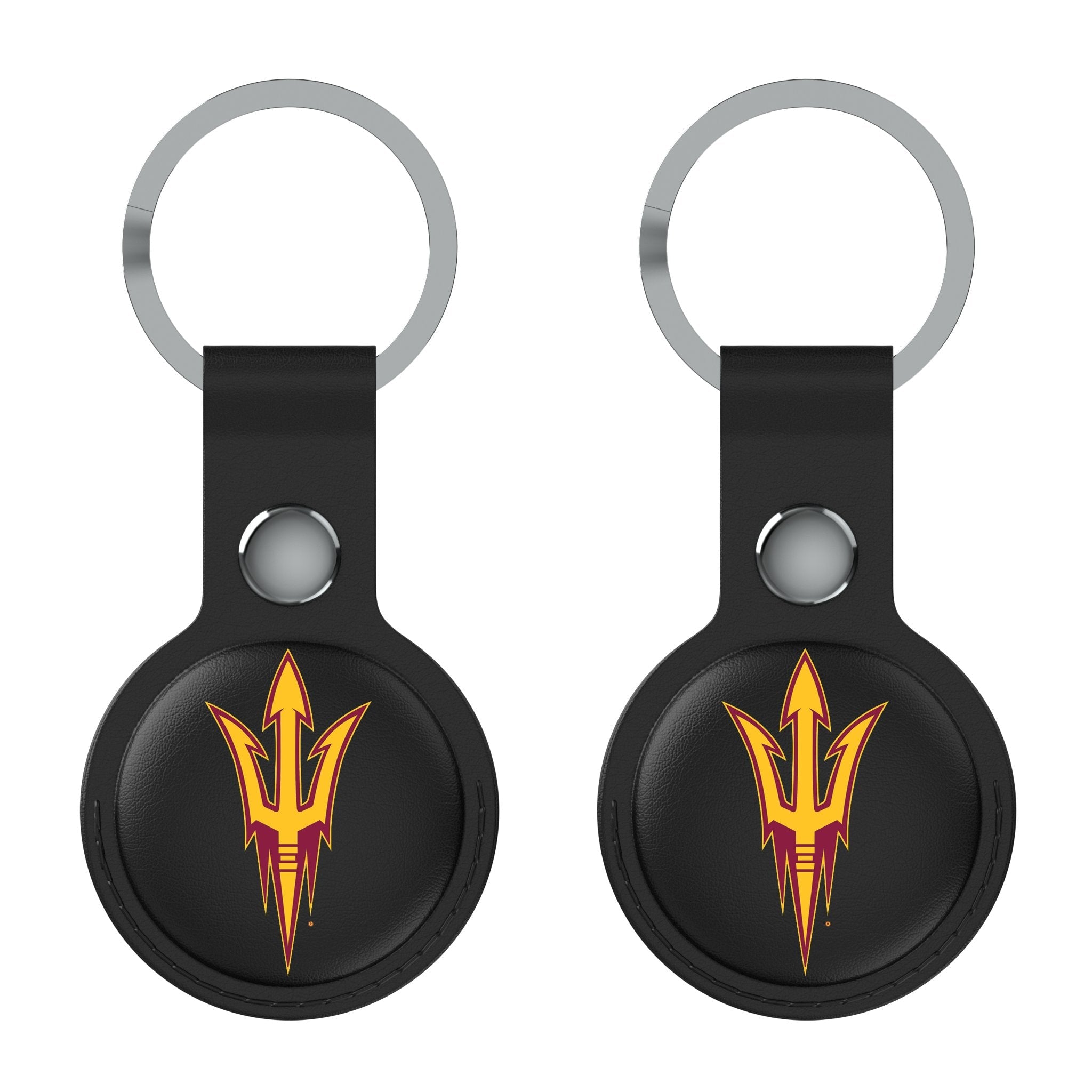 Arizona State University Sun Devils Insignia Black Airtag Holder 2-Pack
