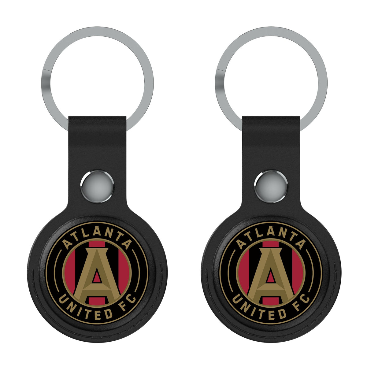 Atlanta United FC  Insignia Black Airtag Holder 2-Pack