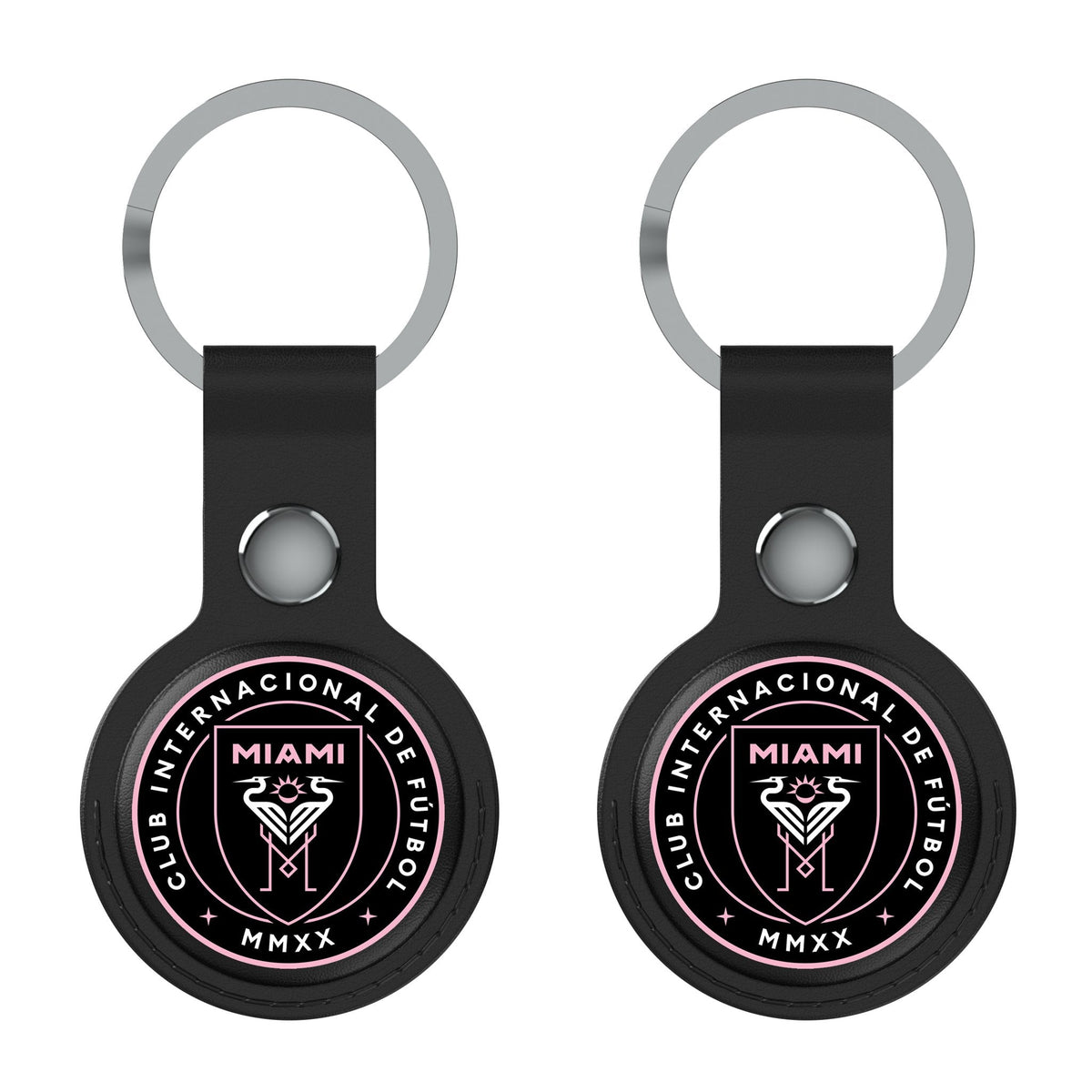 Inter Miami CF  Insignia Black Airtag Holder 2-Pack 1