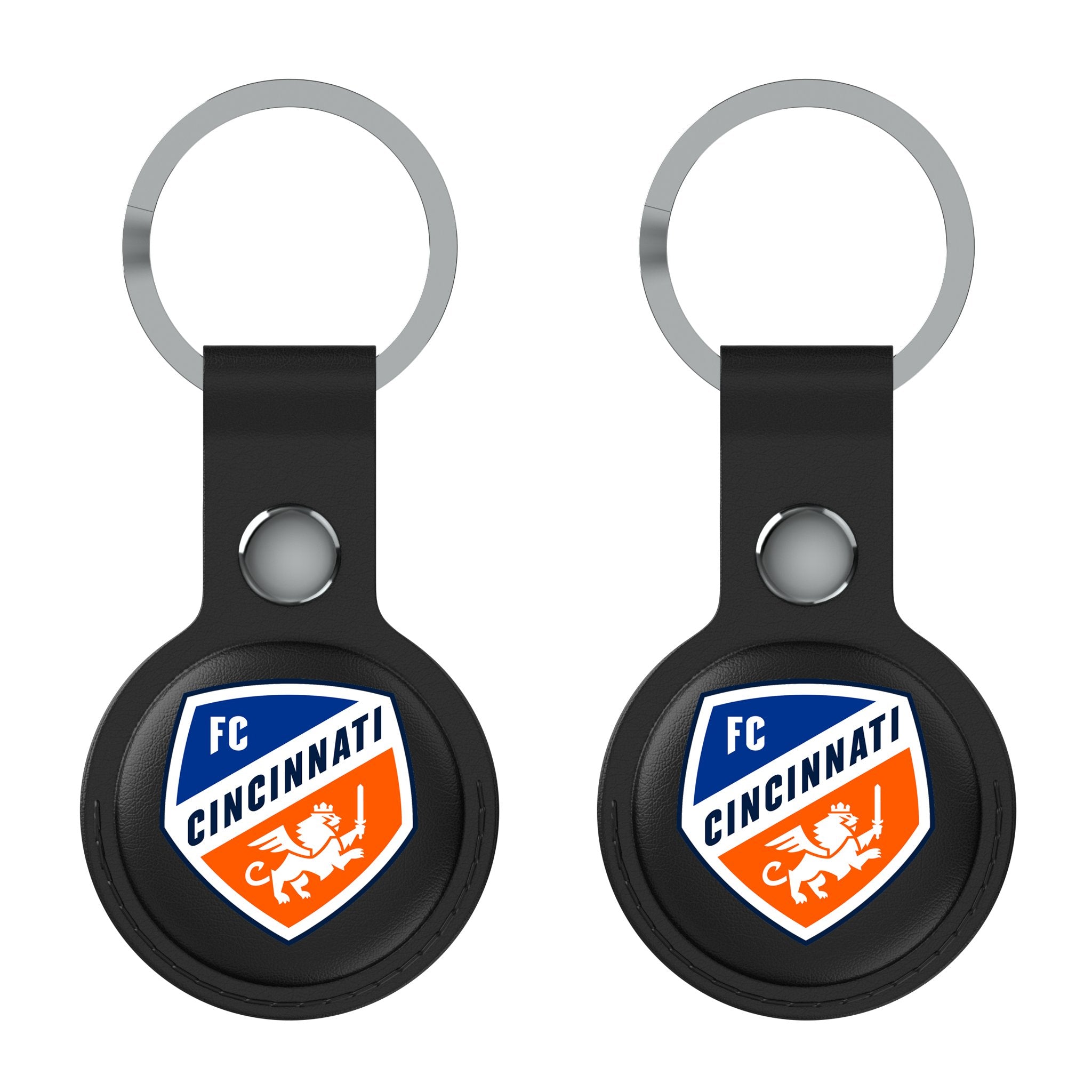 FC Cincinnati  Insignia Black Airtag Holder 2-Pack