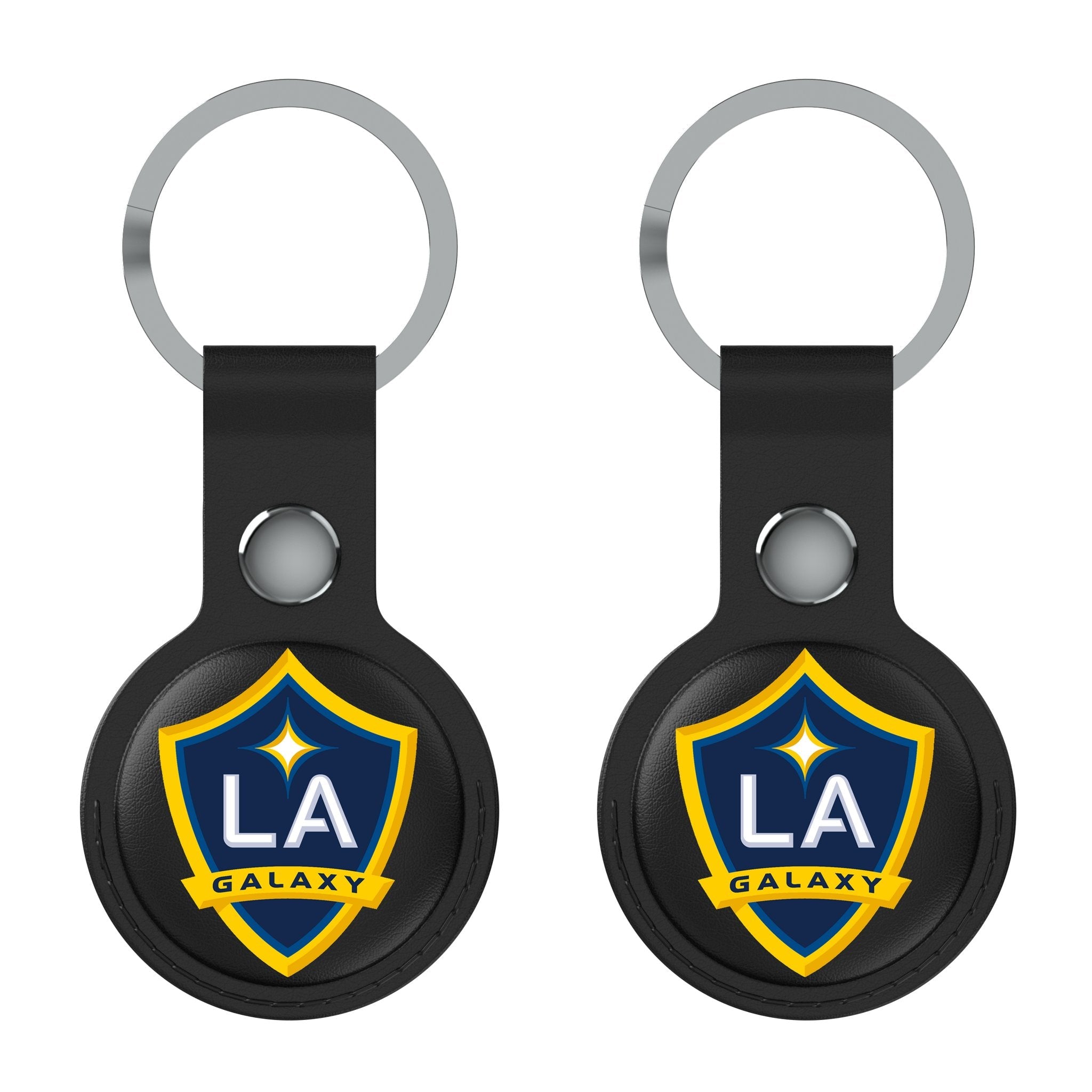 LA Galaxy  Insignia Black Airtag Holder 2-Pack