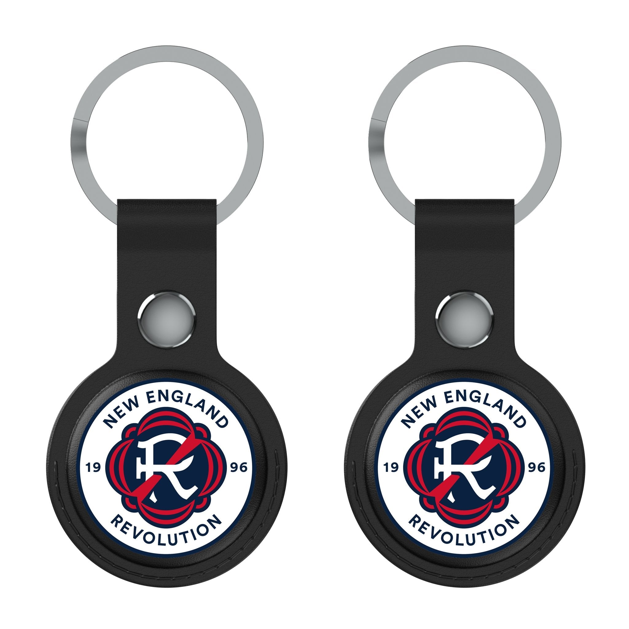 New England Revolution  Insignia Black Airtag Holder 2-Pack
