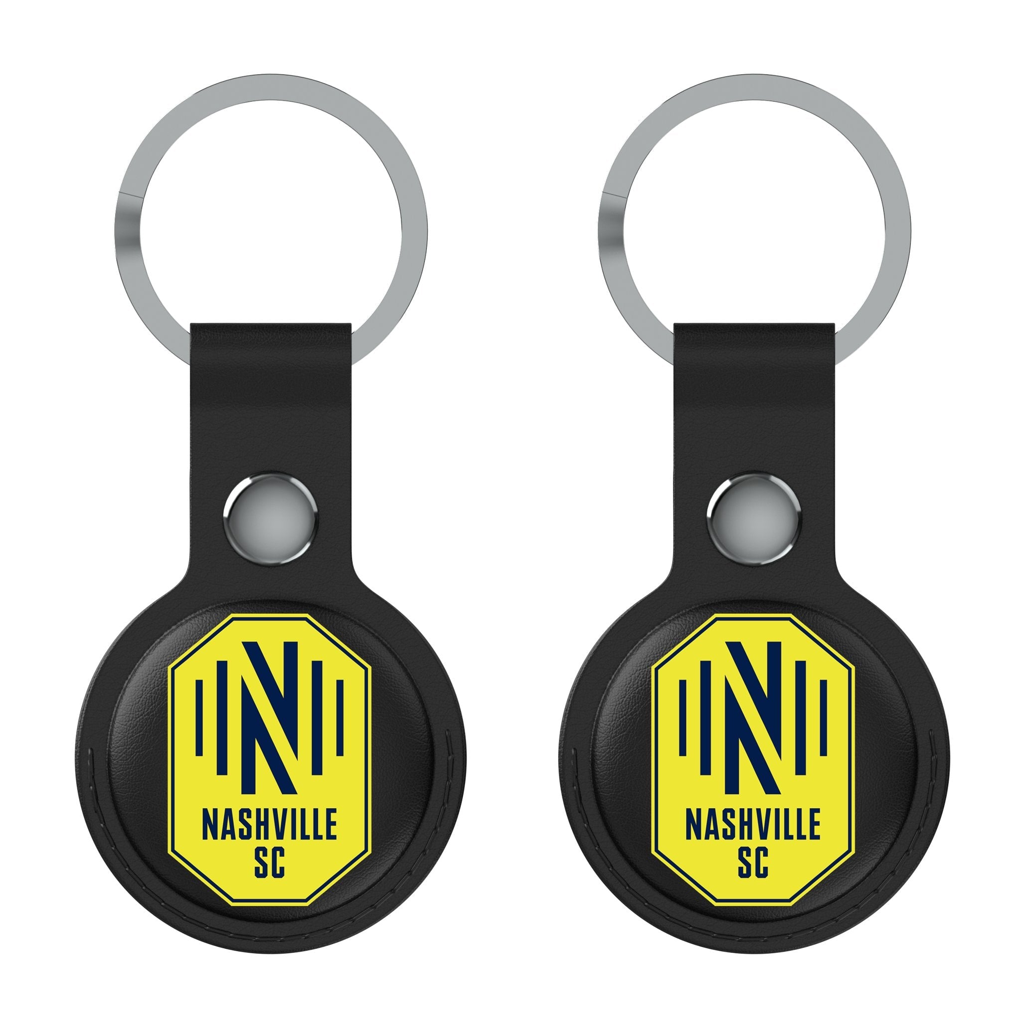 Nashville SC  Insignia Black Airtag Holder 2-Pack