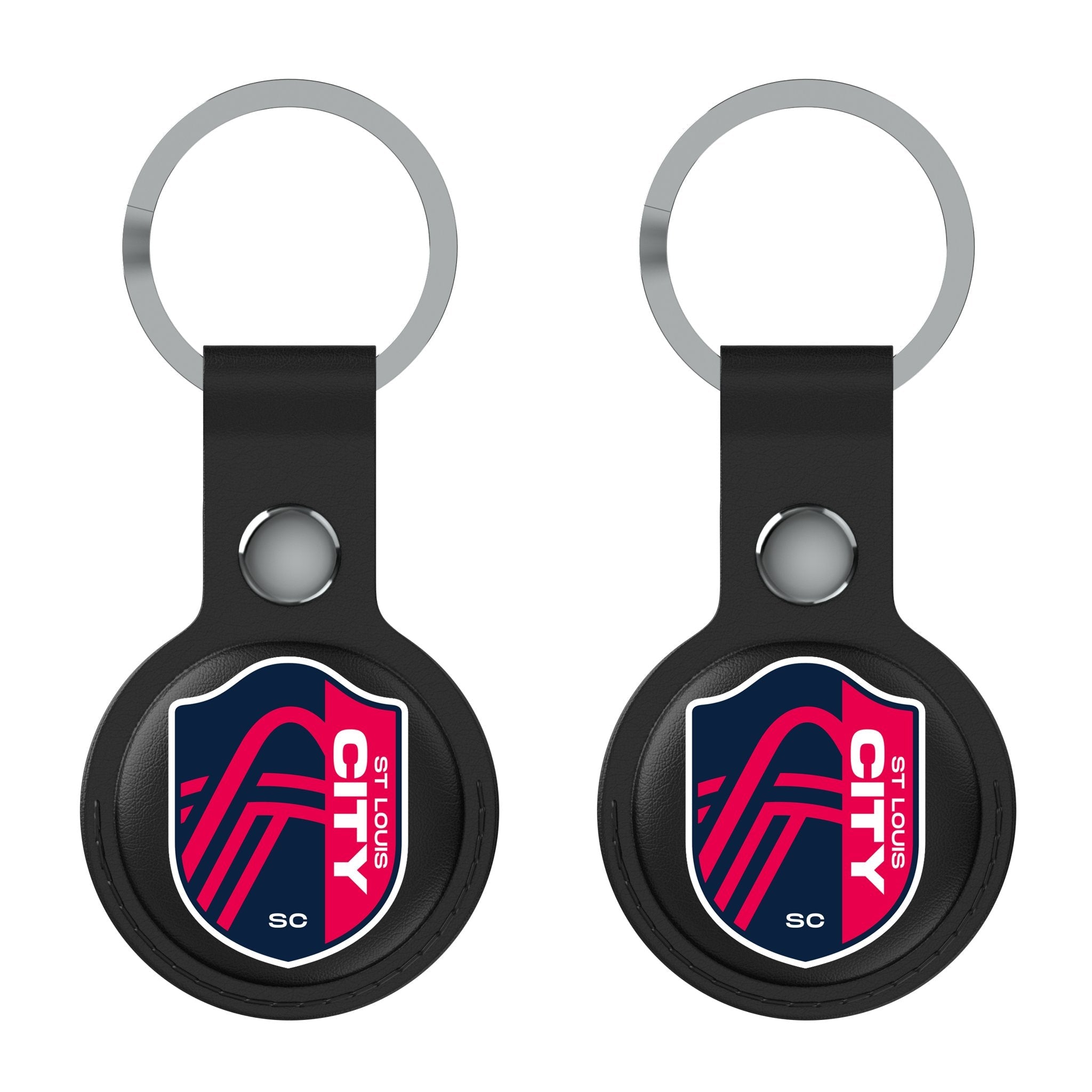 St. Louis CITY SC  Insignia Black Airtag Holder 2-Pack