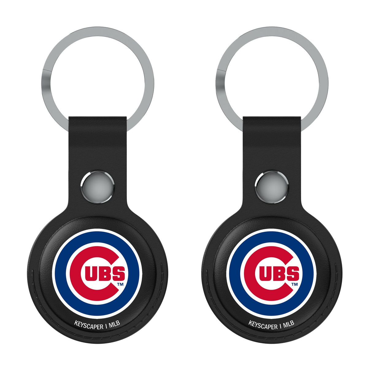 Chicago Cubs Insignia Black Airtag Holder 2-Pack 1